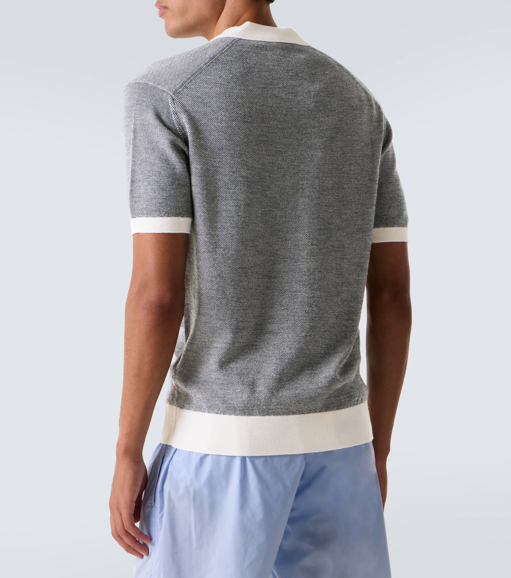 Horton wool and cotton polo shirt - 4