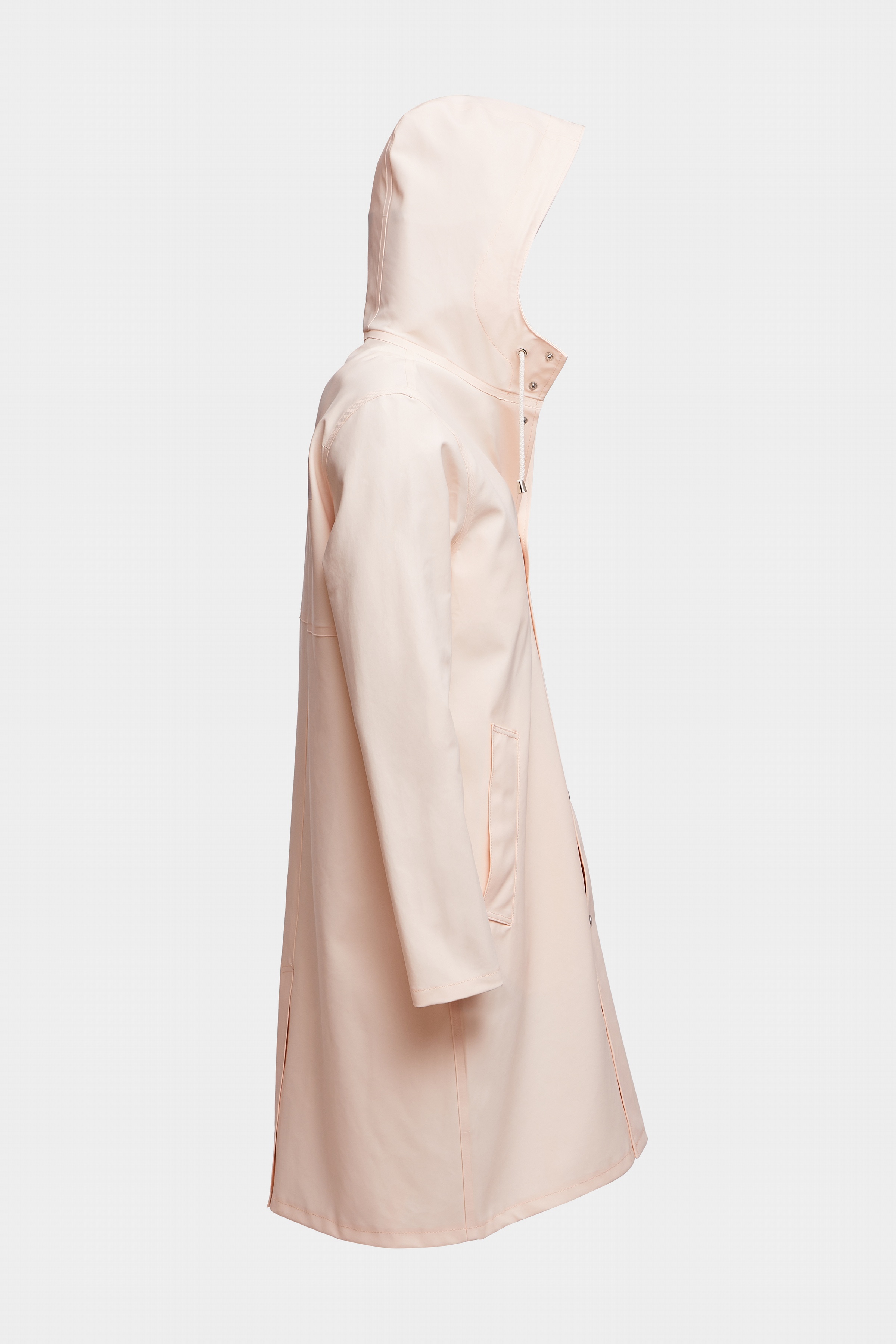 Stockholm Long Print Women Raincoat Peach - 5