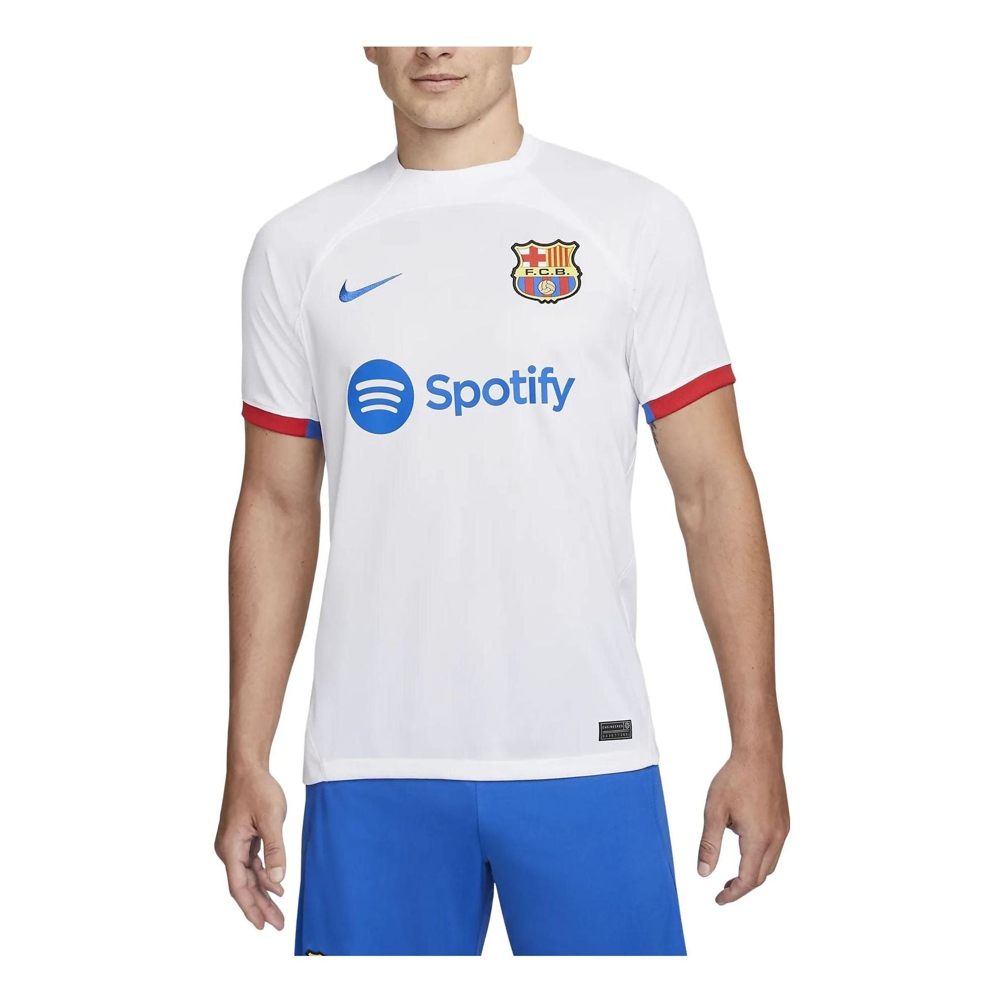 Nike FC Barcelona 2023/24 Stadium Jersey 'White' DX2686-101 - 1