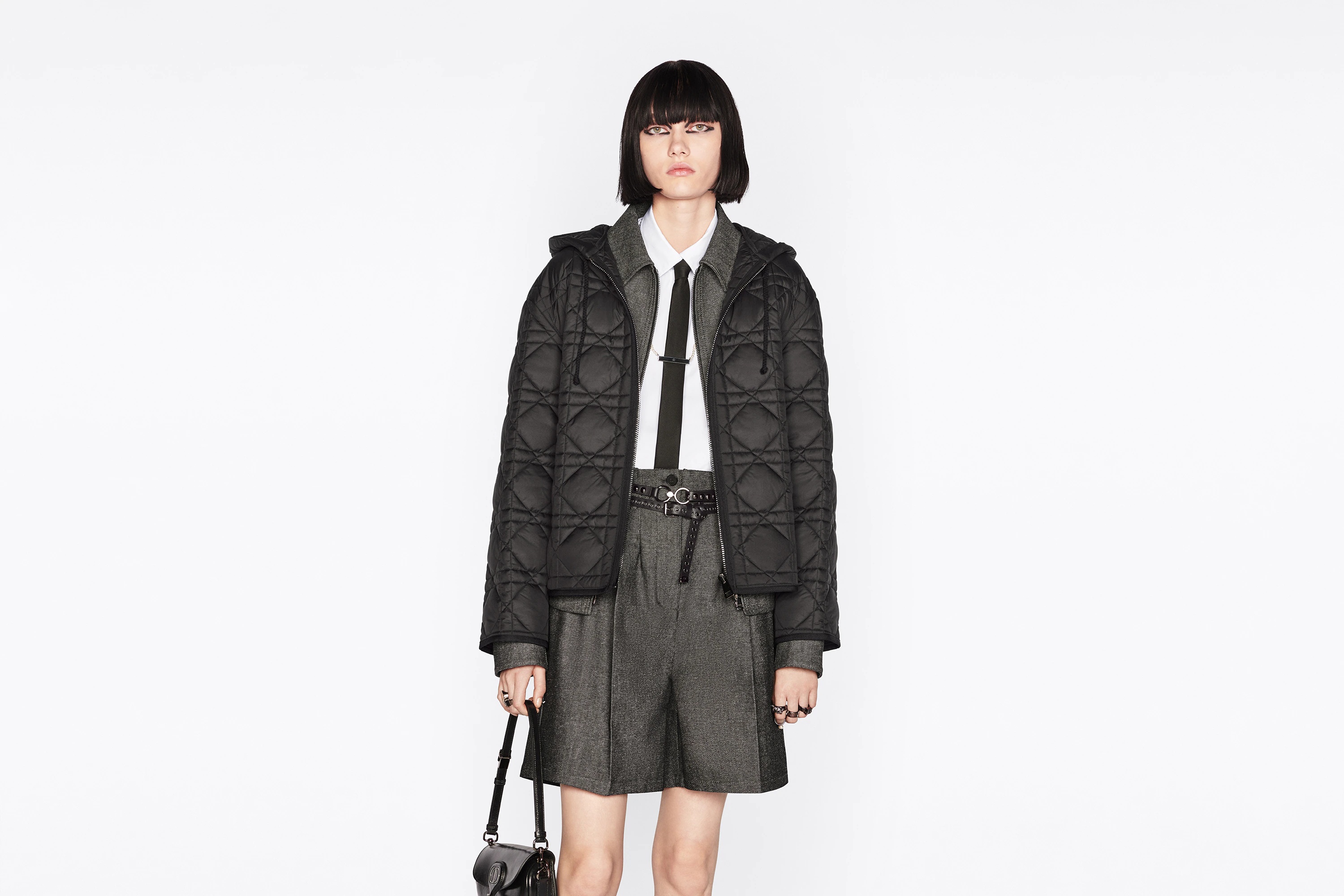 Macrocannage Hooded Peacoat - 7