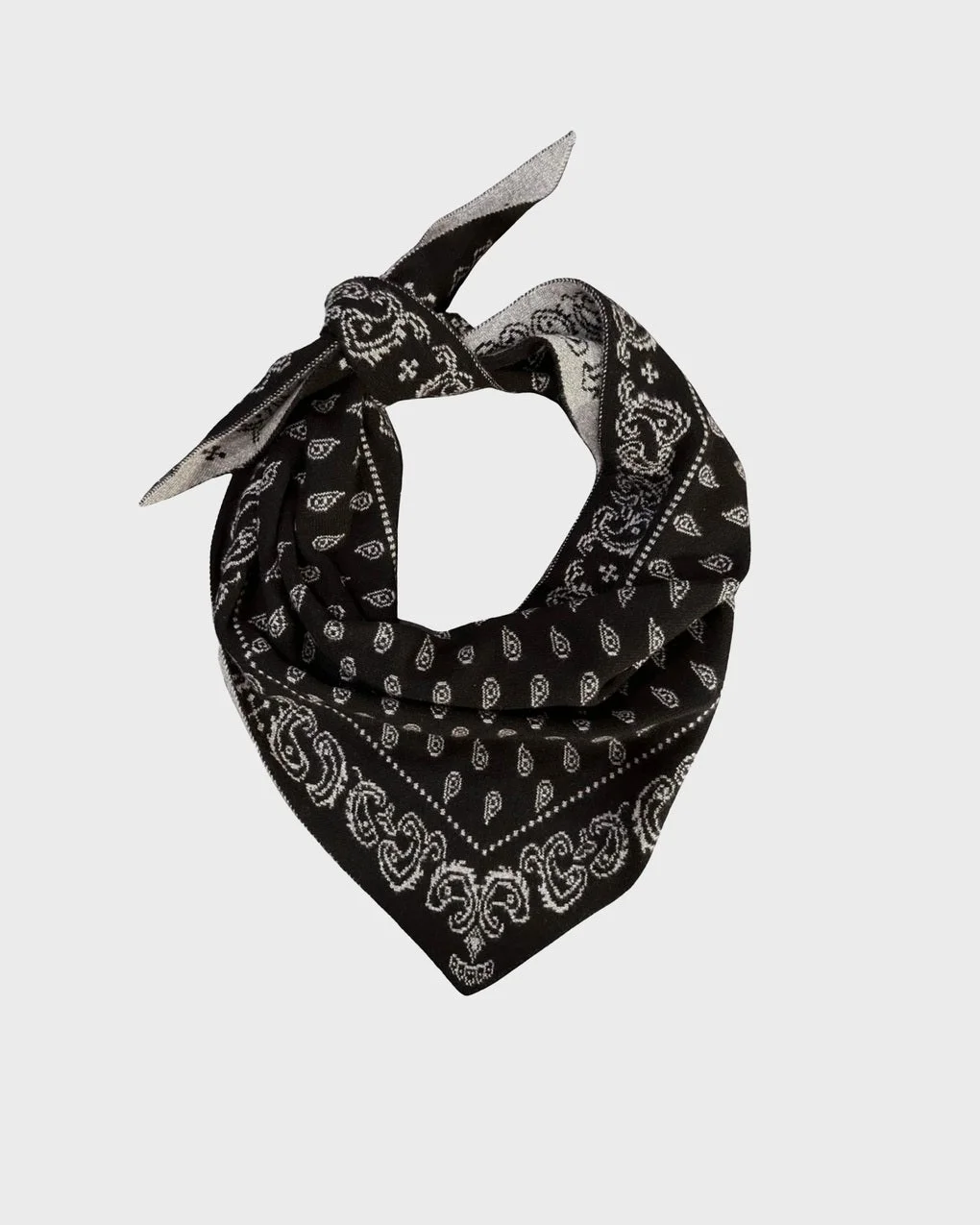 Cashmere Scarf The Wild Rag Svart/grå ONESIZE - 1