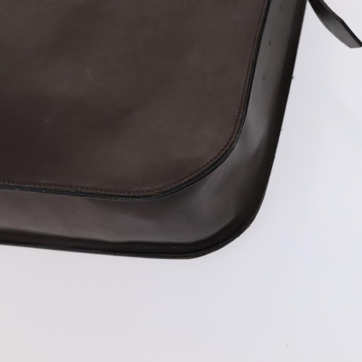CHANEL Tote Bag Leather Brown Gold CC - 14