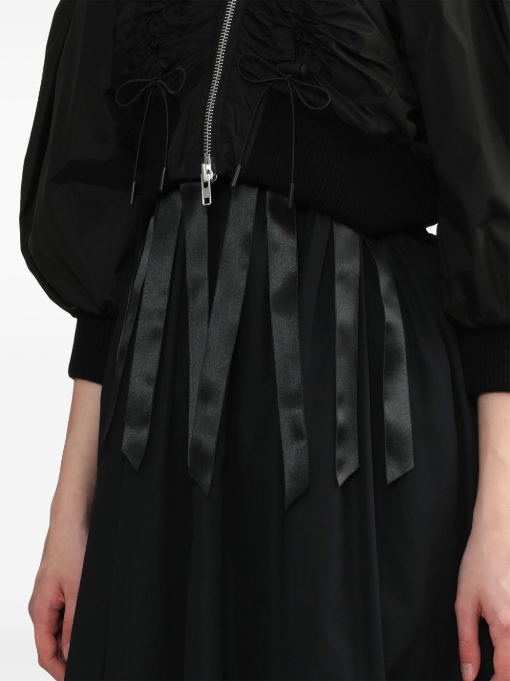 cropped bomber jacket - 5