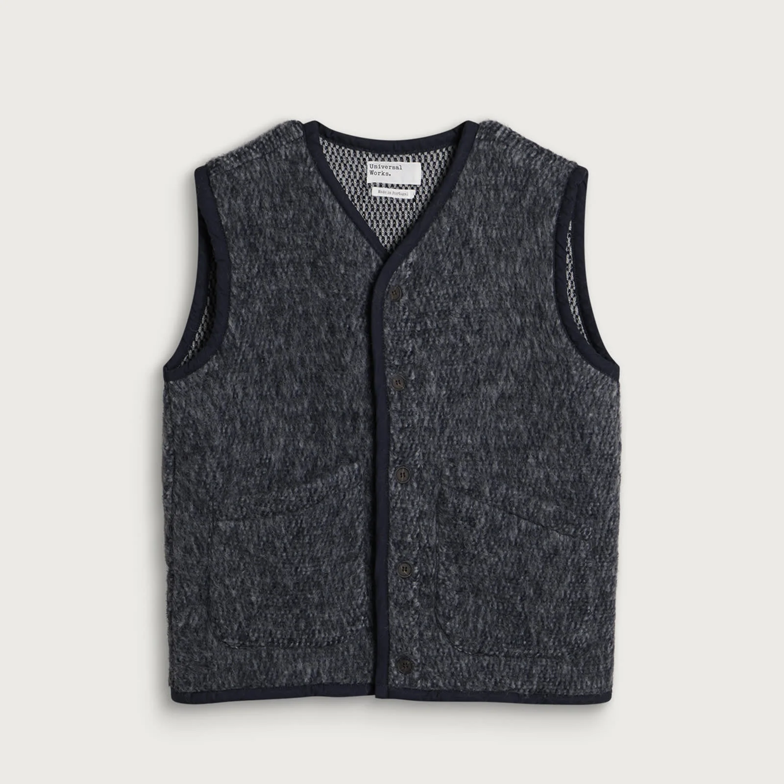 Universal Works Losso Mohair Mix Lancaster Gilet - 1