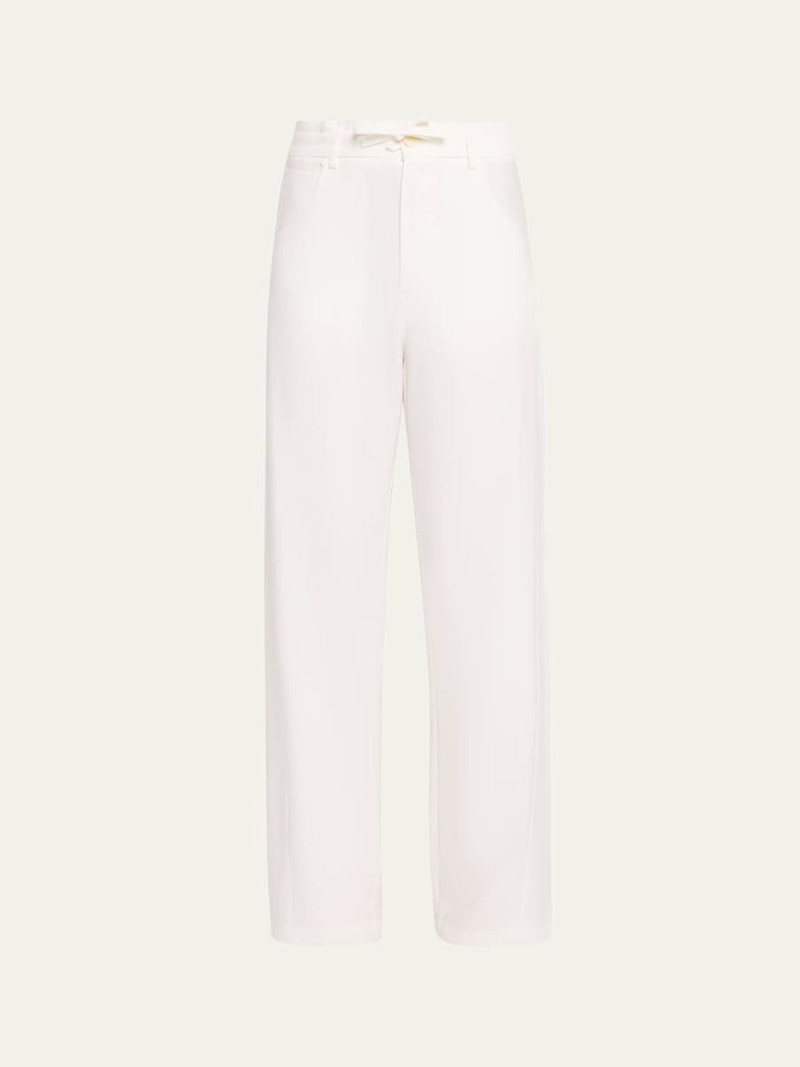 Iris Drawstring Viscose-Twill Pants 1
