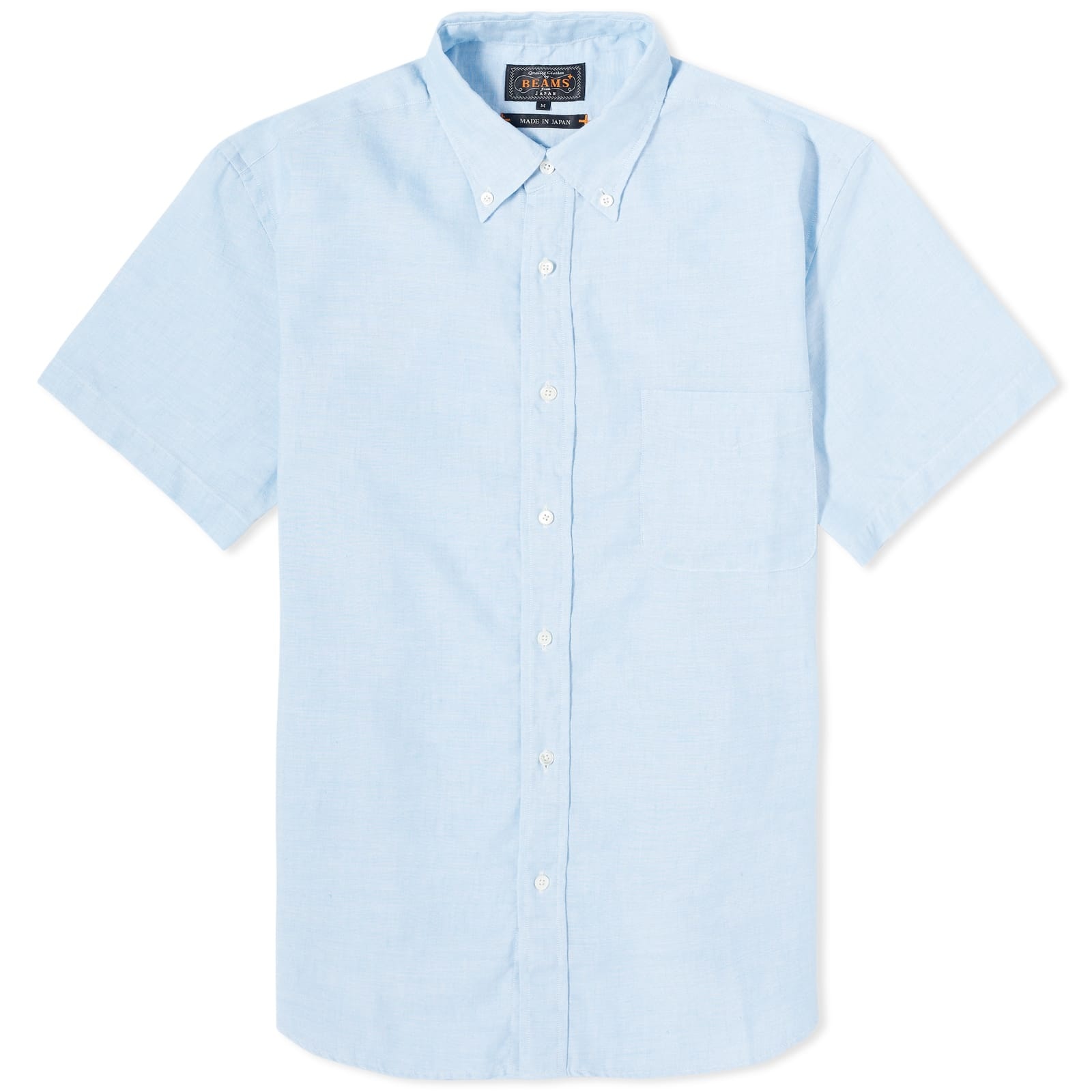 Beams Plus BD COOLMAX® Linen Short Sleeve Shirt - 1