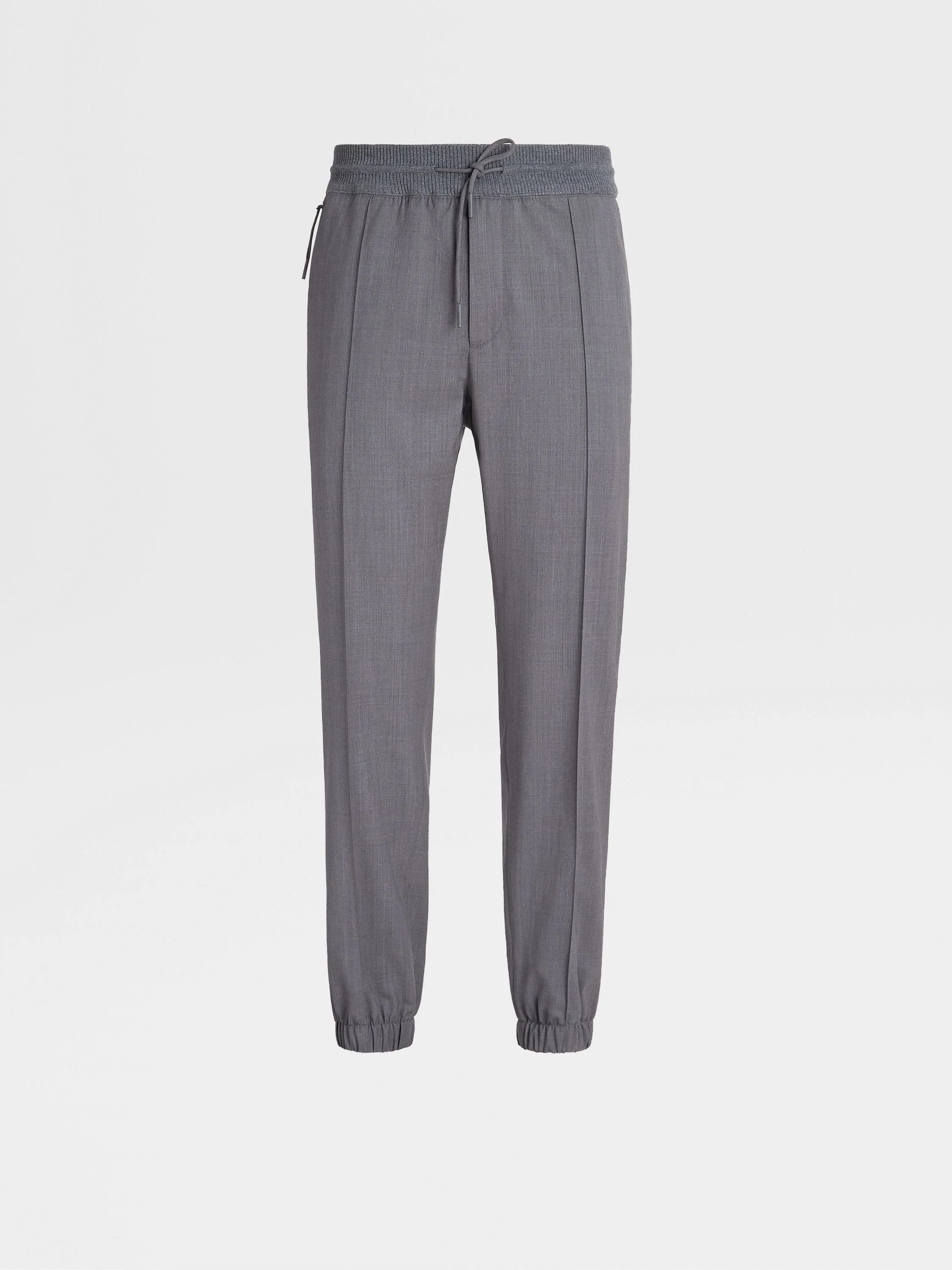 GREY MÉLANGE HIGH PERFORMANCE™ WOOL JOGGERS - 1