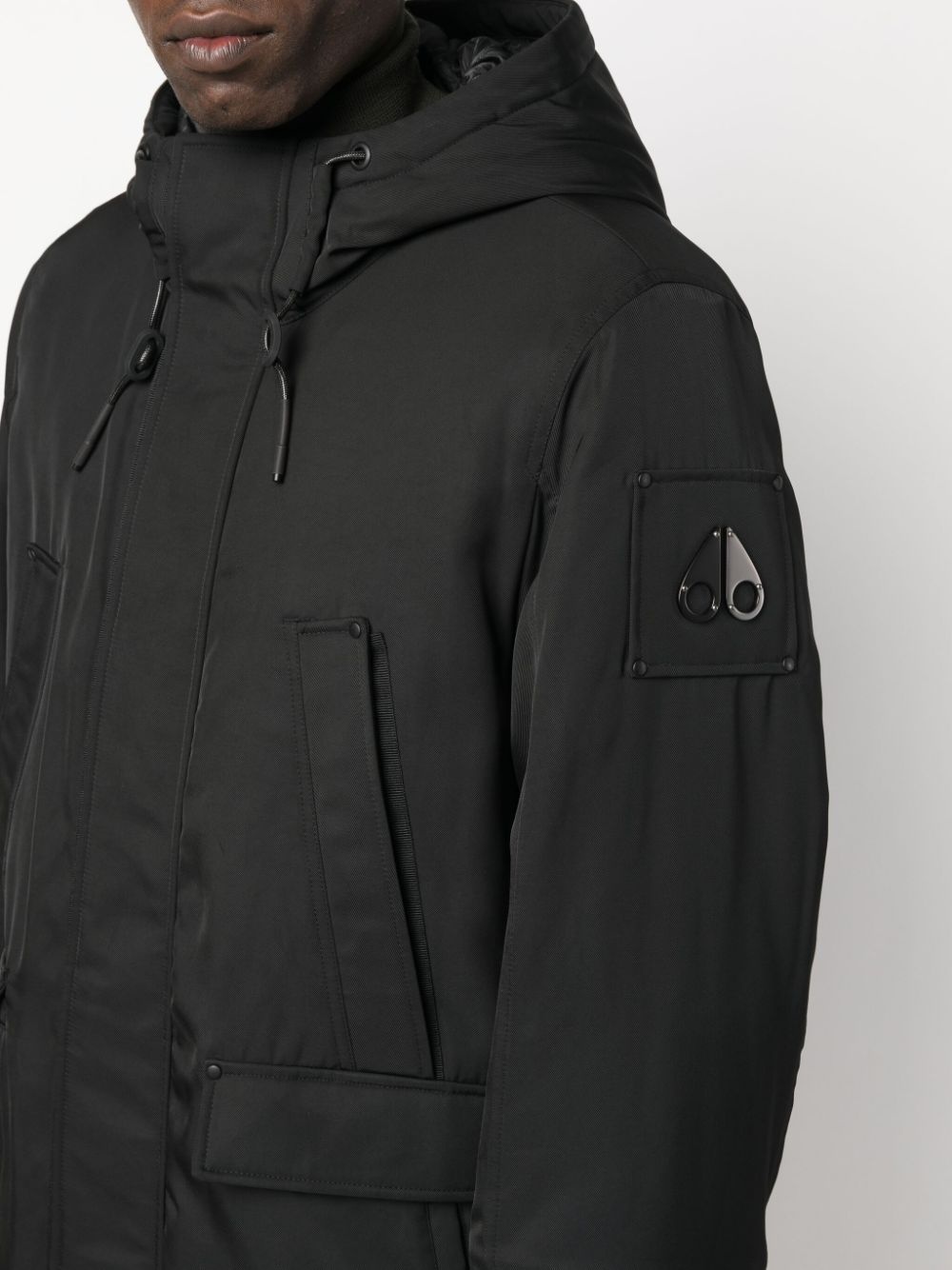 hooded parka coat - 5