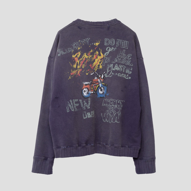 Maison MIHARAYASUHIRO DISTRESSED PULLOVER SWEAT outlook