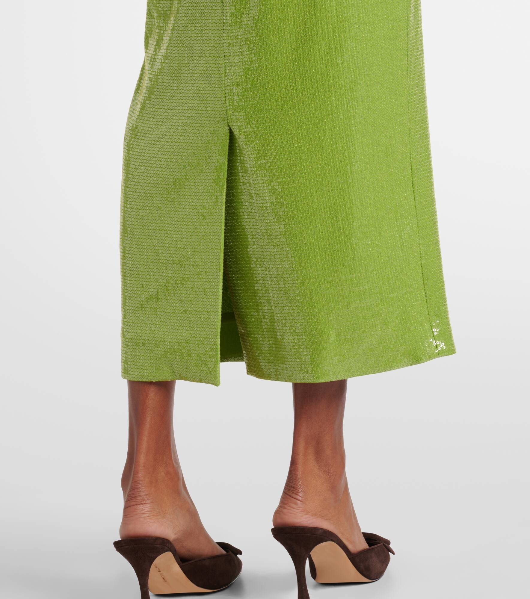 Sequined pencil skirt - 5