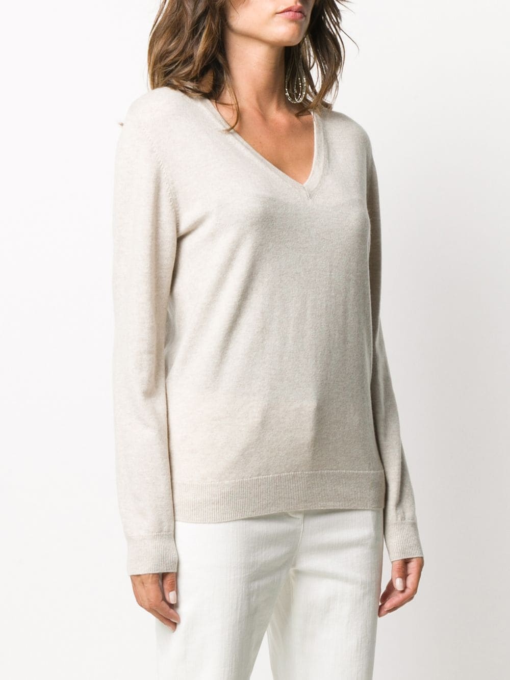 cashmere loose jumper - 3