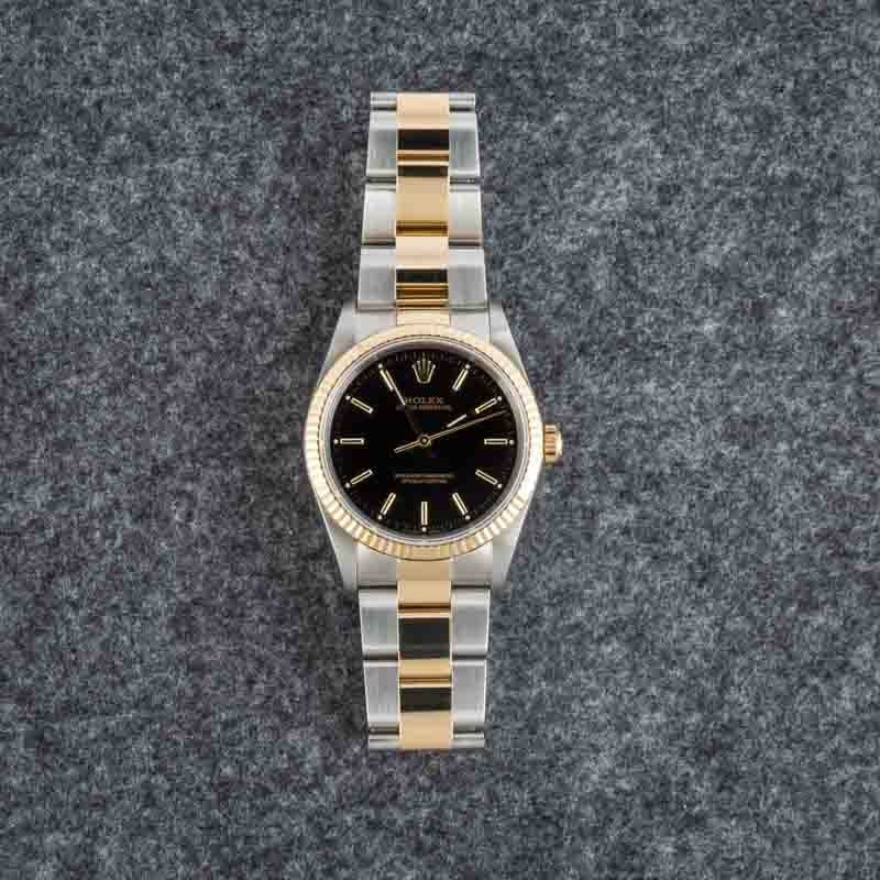Pre-owned Rolex Oyster Perpetual 14233 Black Dial - 5