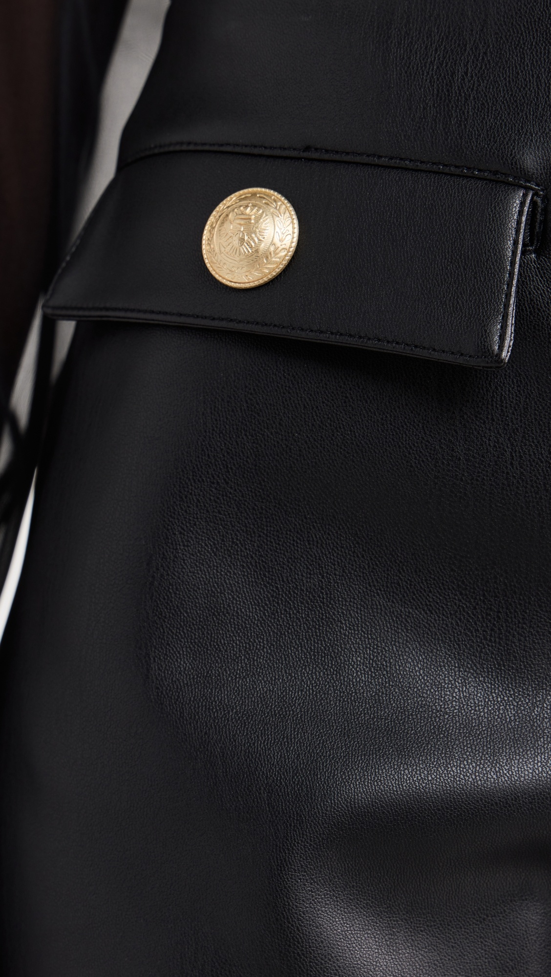 Dionne Faux Leather Shorts - 5
