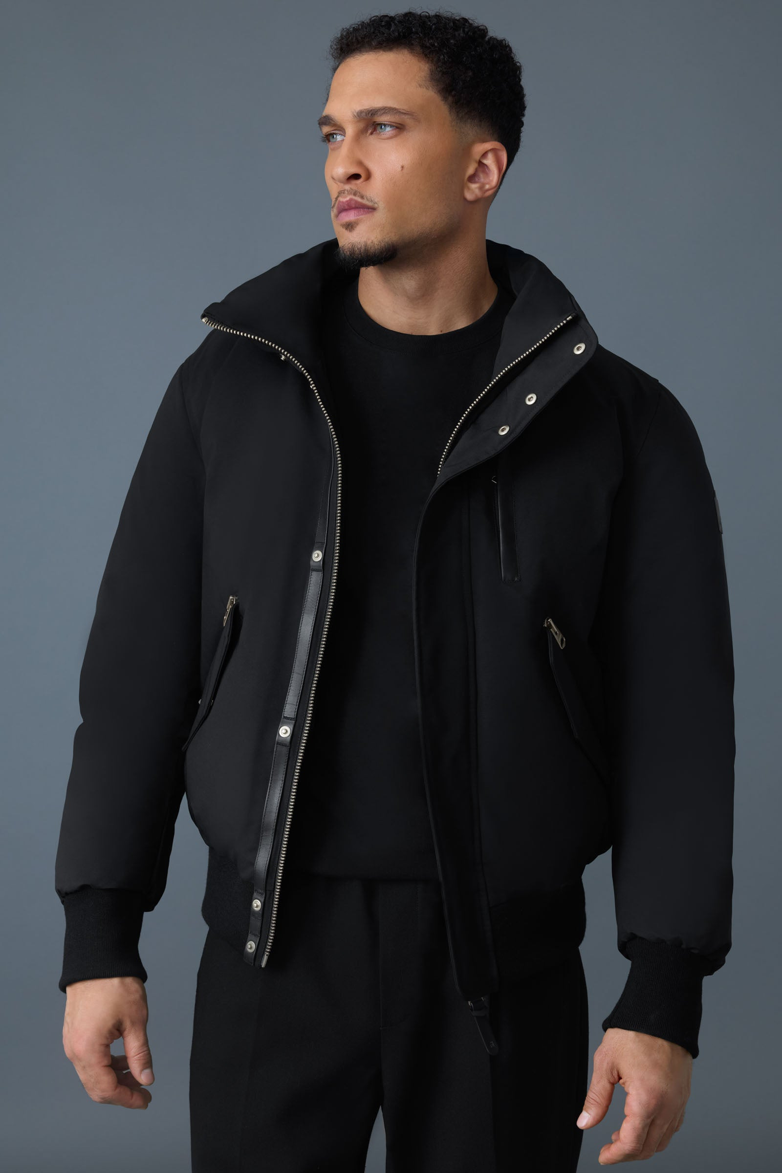 DIXON 2-in-1 Nordic Tech down bomber with blue fox fur - 6