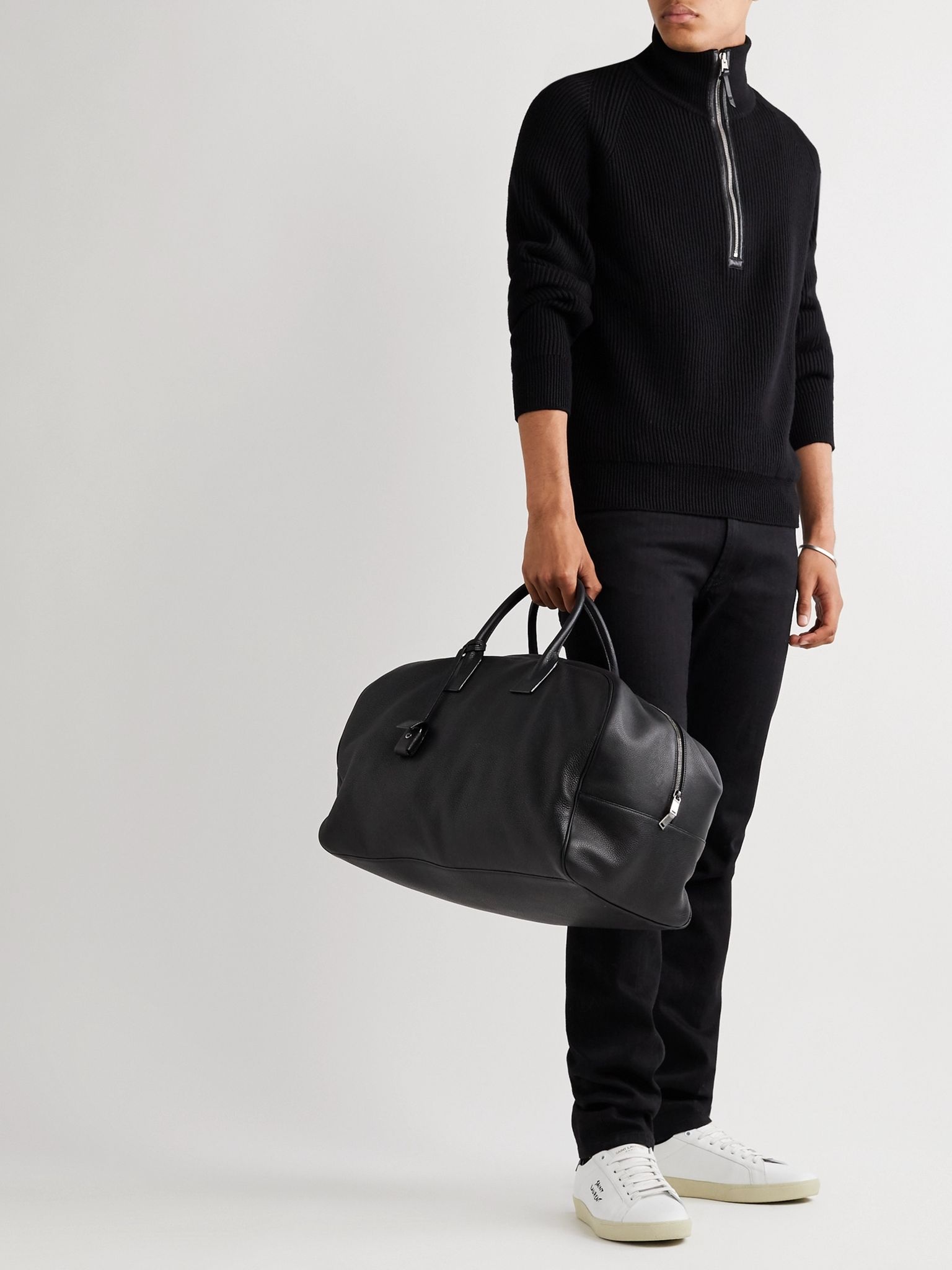 Full-Grain Leather Holdall - 2