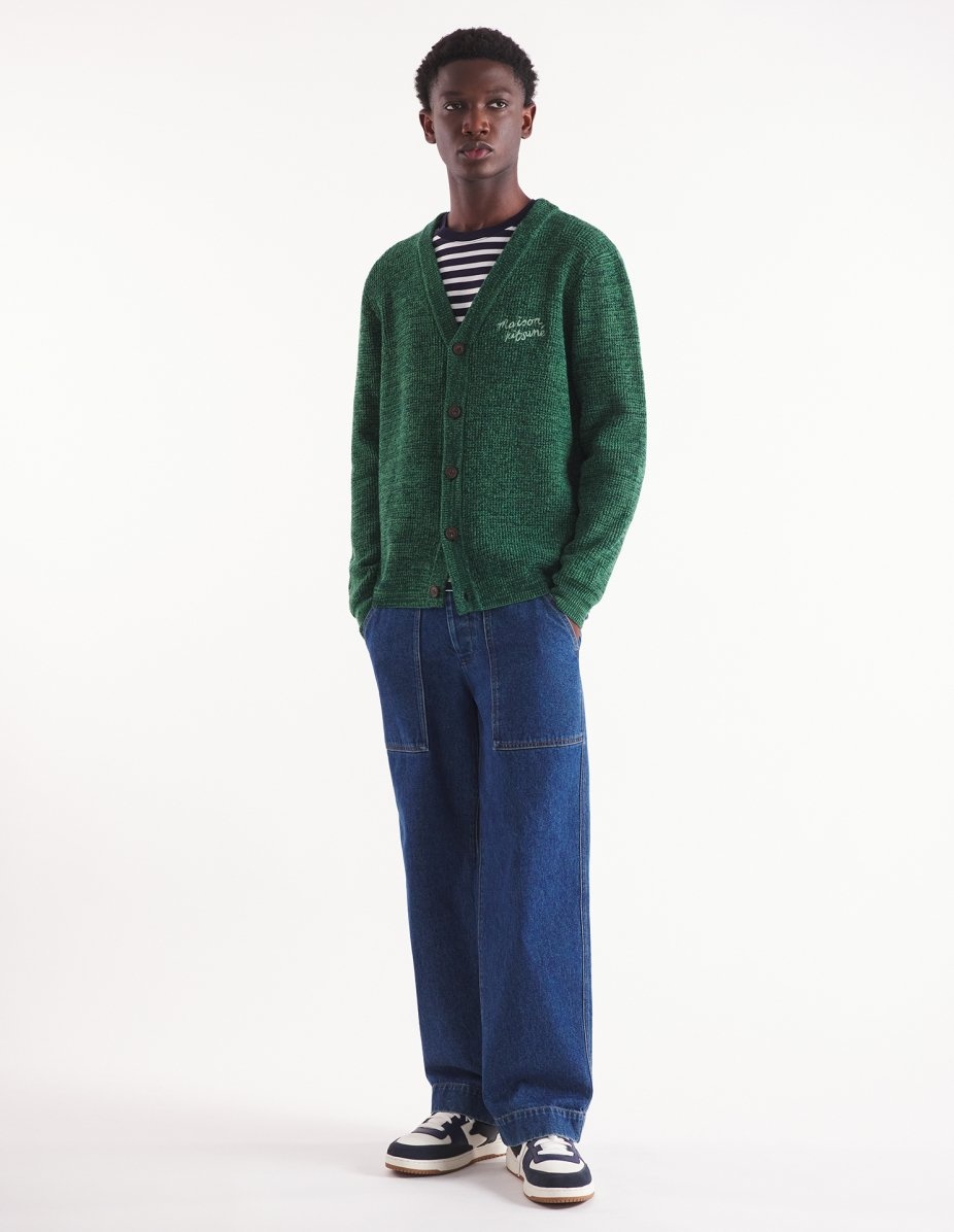 MAISON KITSUNE HANDWRITING COMFORT CARDIGAN - 2