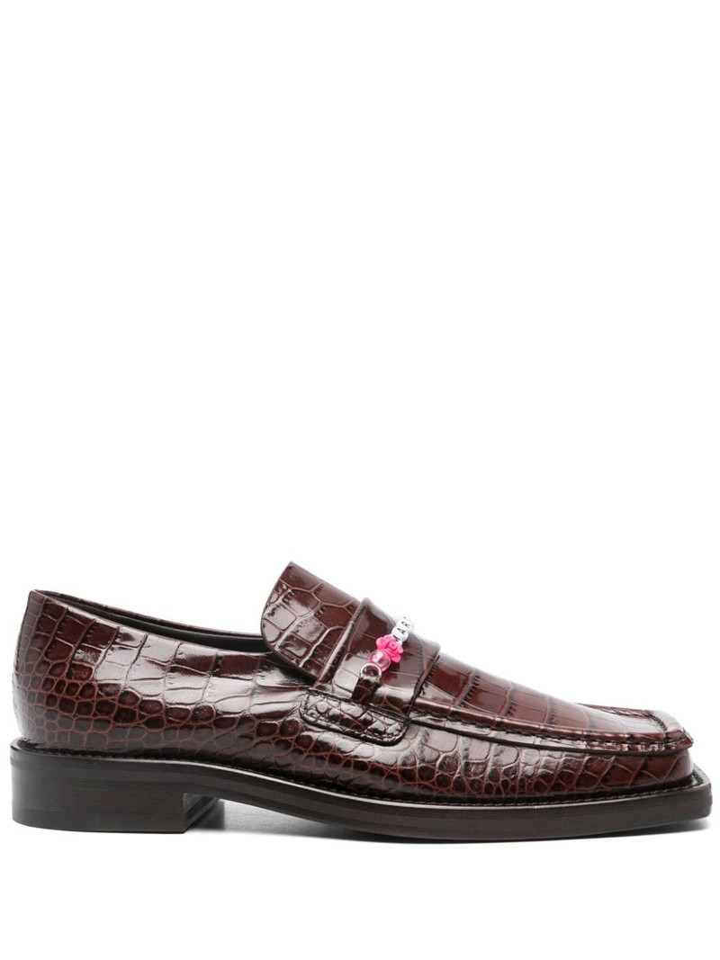 bead 로고 loafers 1