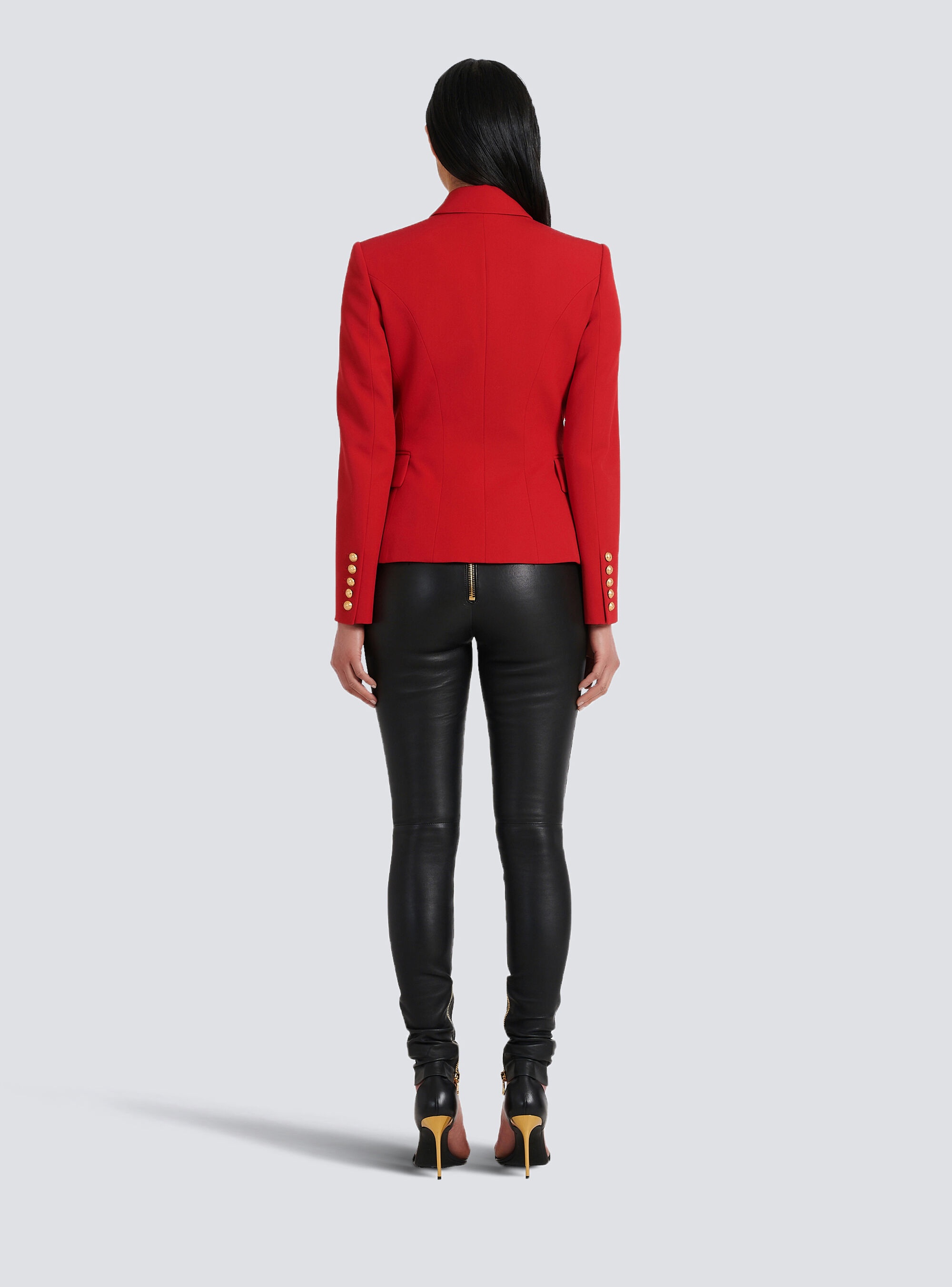 Grain de poudre double-breasted jacket - 4