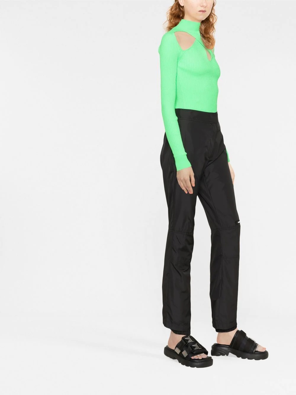 high-waisted trousers - 2