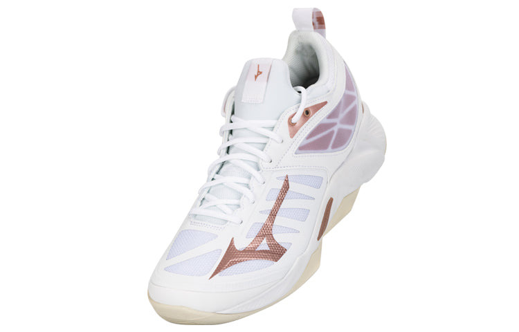 (WMNS) Mizuno Wave Dimension 'White Rose Gold' V1GC224036 - 2