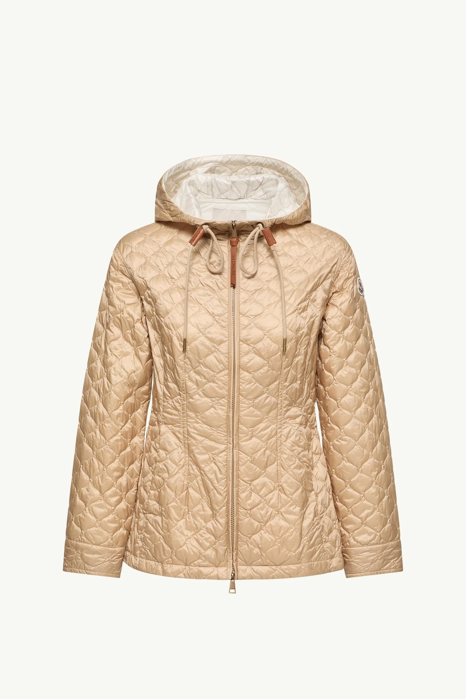 Arum Hooded Mid-Length Down Jacket - 1
