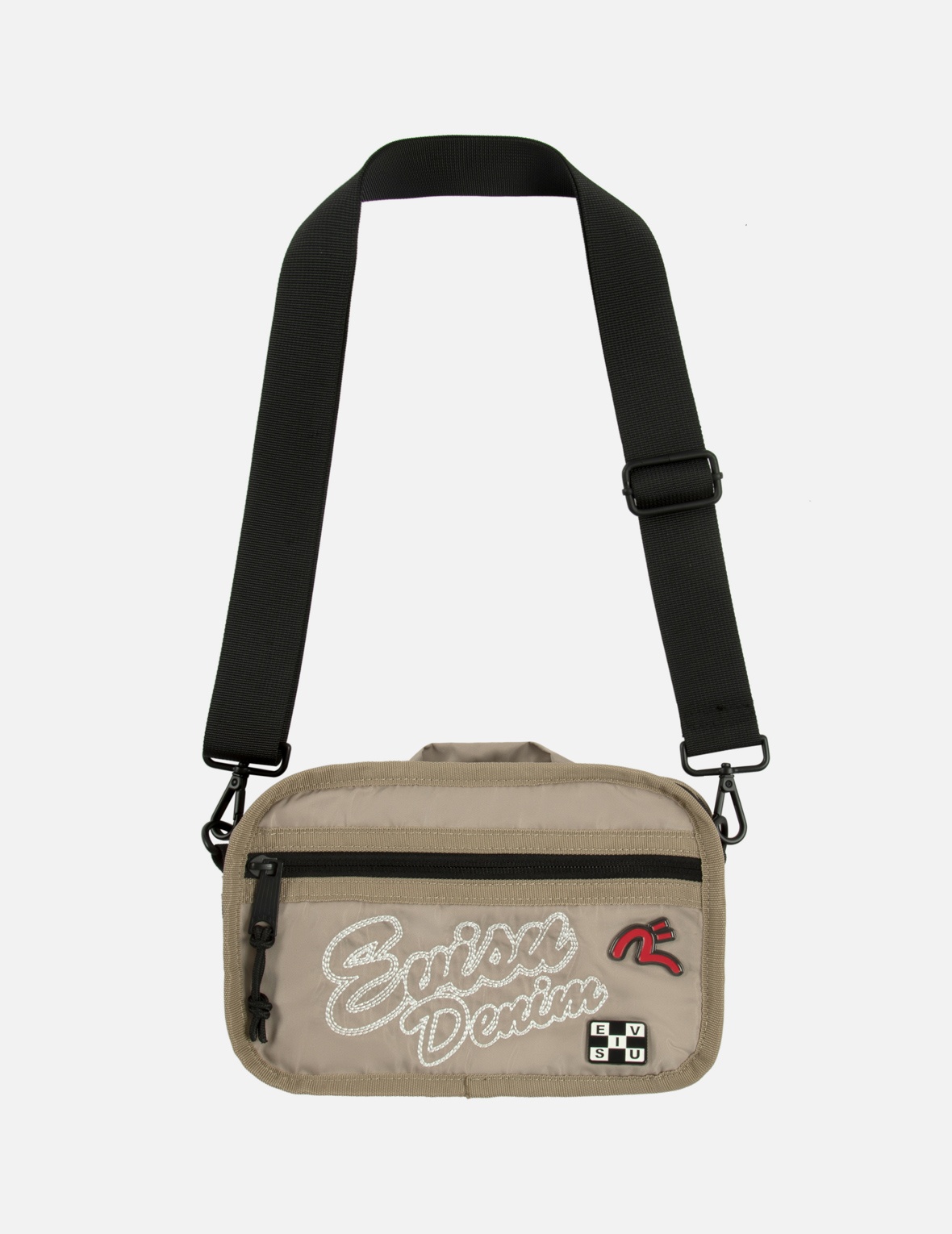 LOGO EMBROIDERY MESSENGER BAG - 1