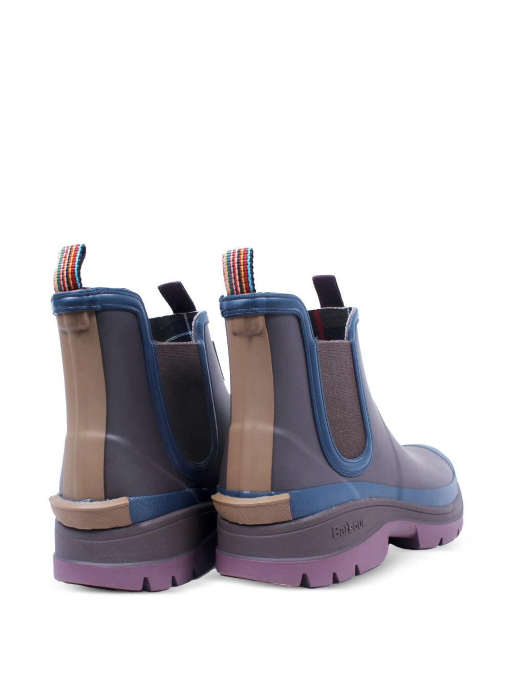 x Paul Smith logo-patch rain boots - 3