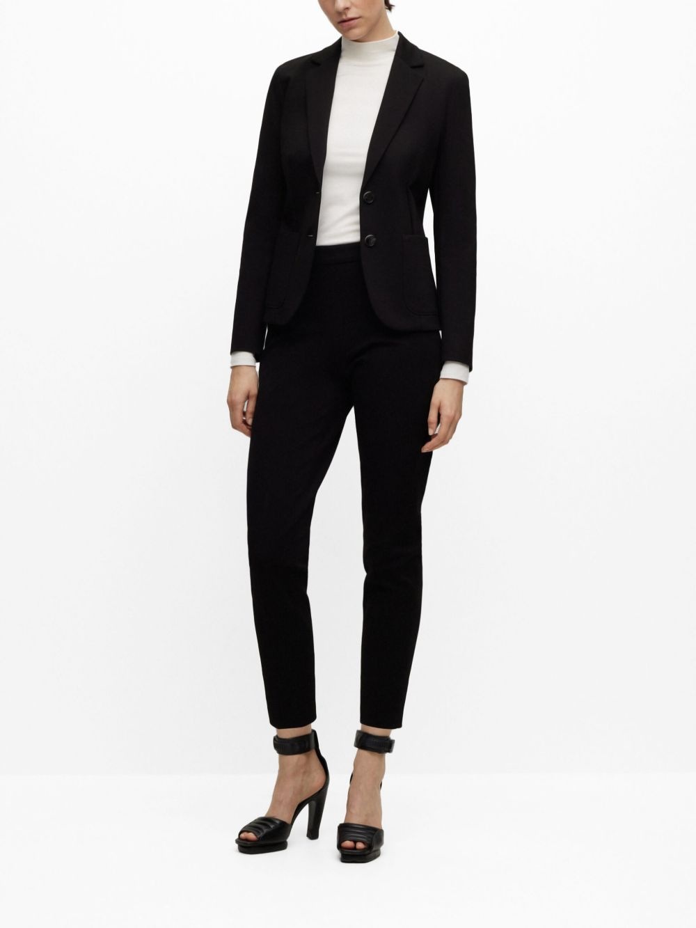 skinny-cut cropped trousers - 2