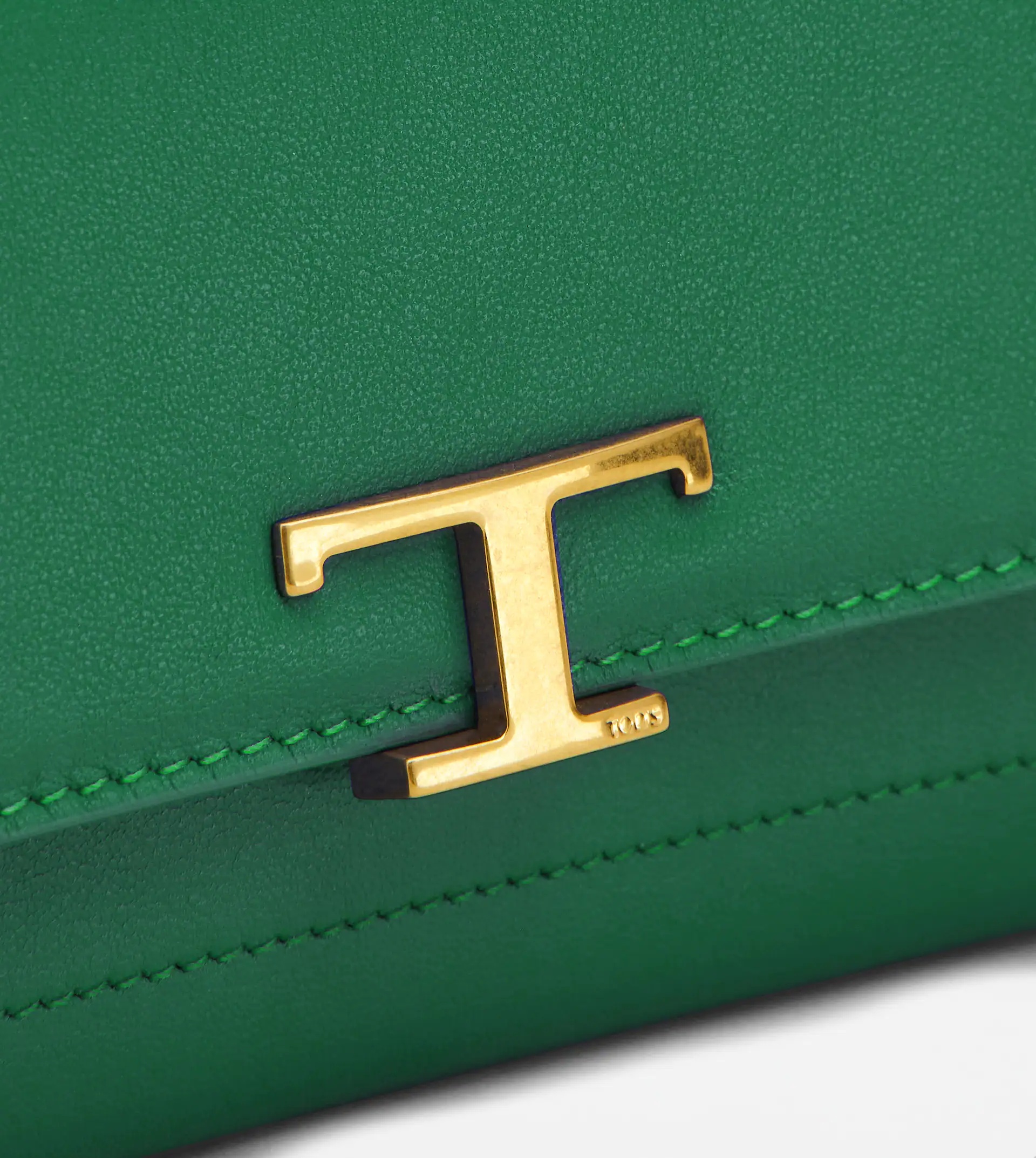 T TIMELESS WALLET IN LEATHER - GREEN - 5