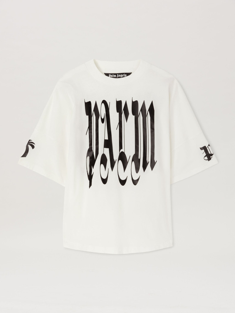 Gothic logo over T-shirt white - 1