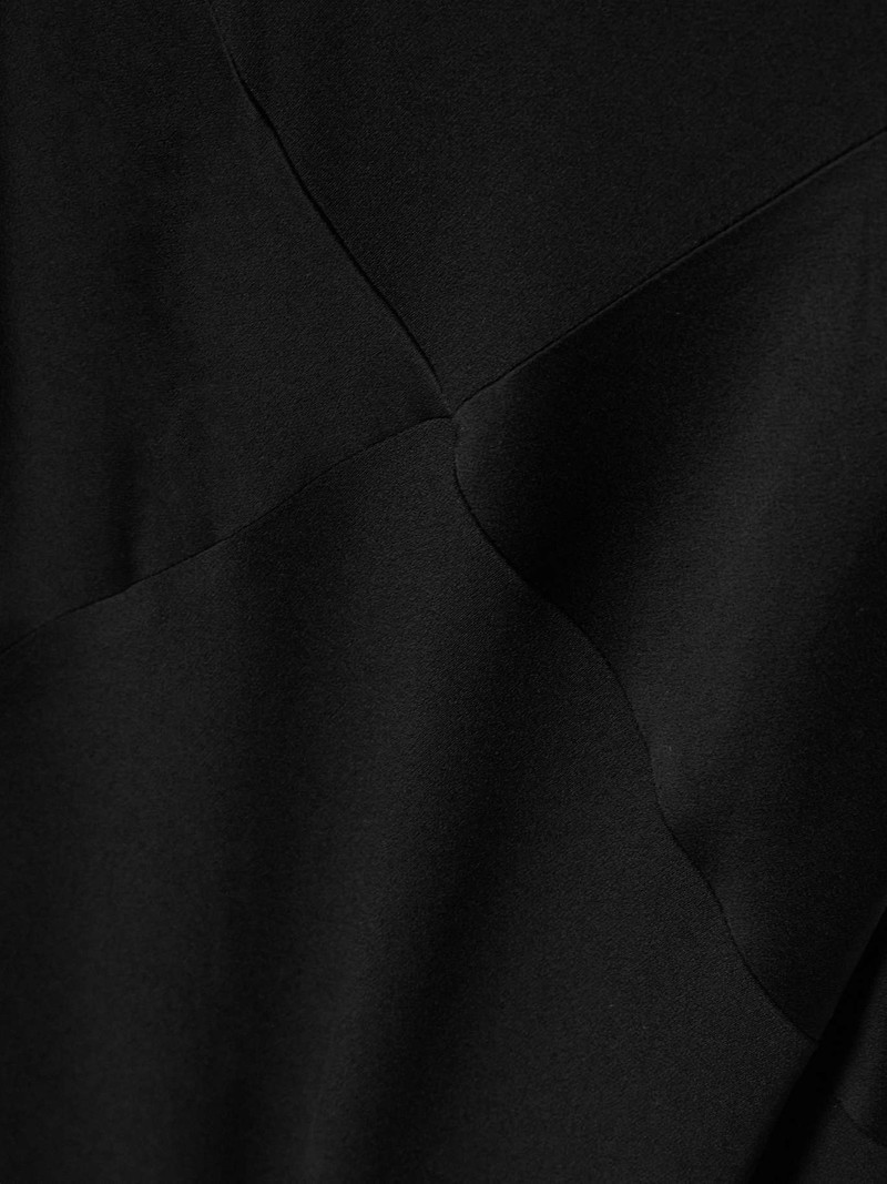 Francis crepe and satin maxi dress Black 4