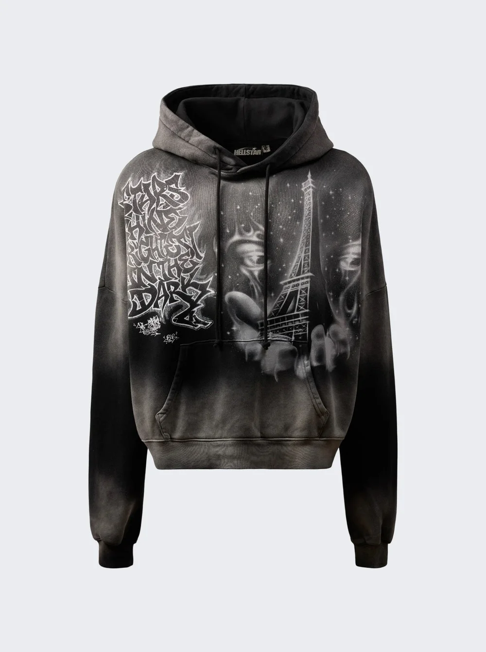 Eiffel Tower Hoodie Black - 1