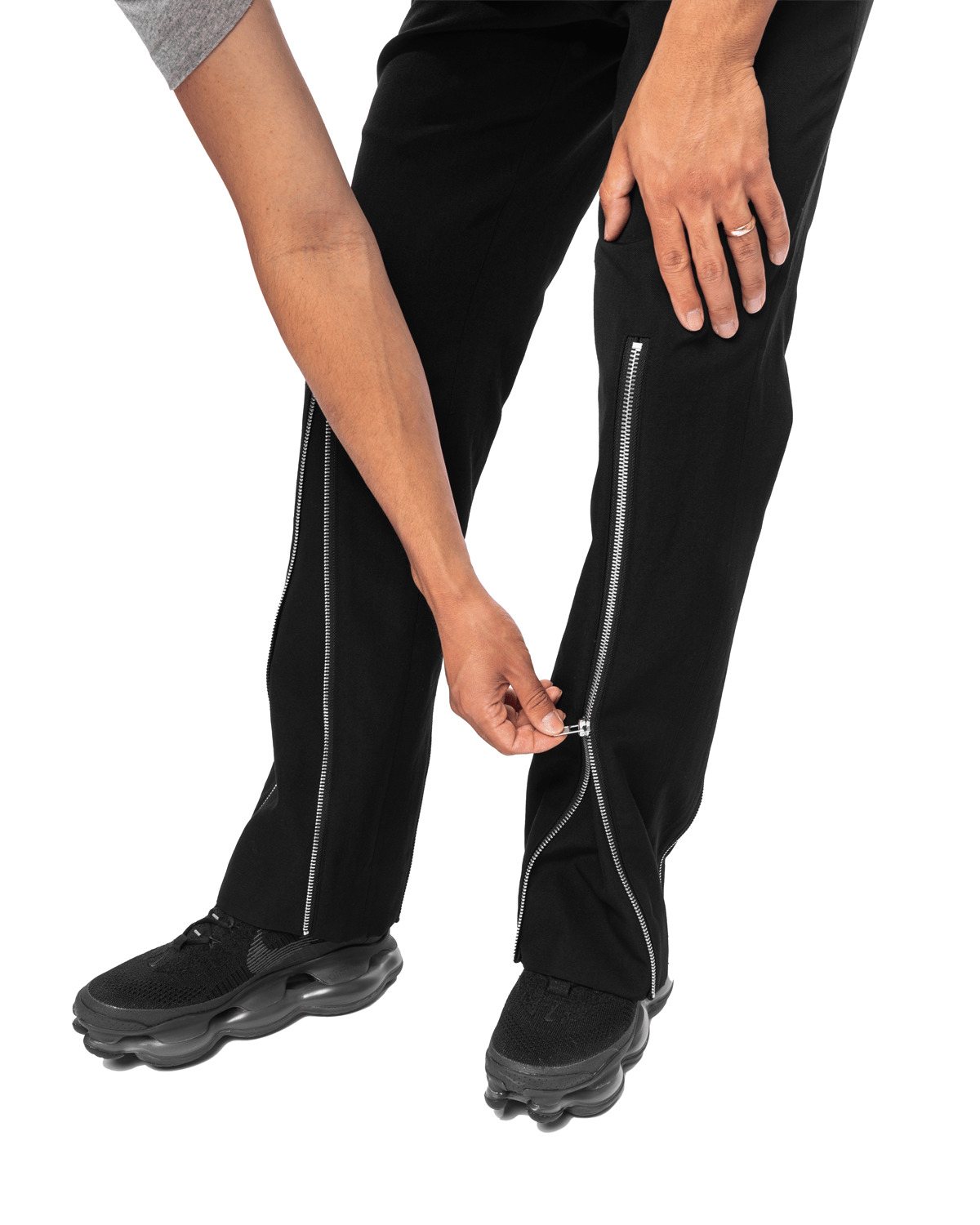 Zip Trouser - Black - 4