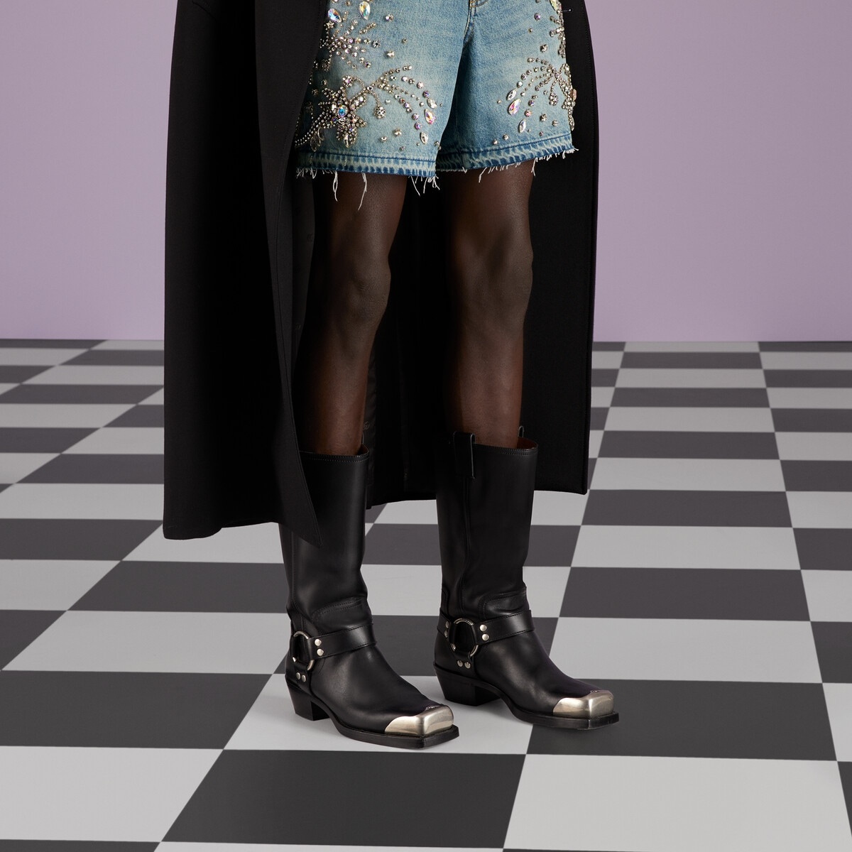 Men's boot with harness - 3