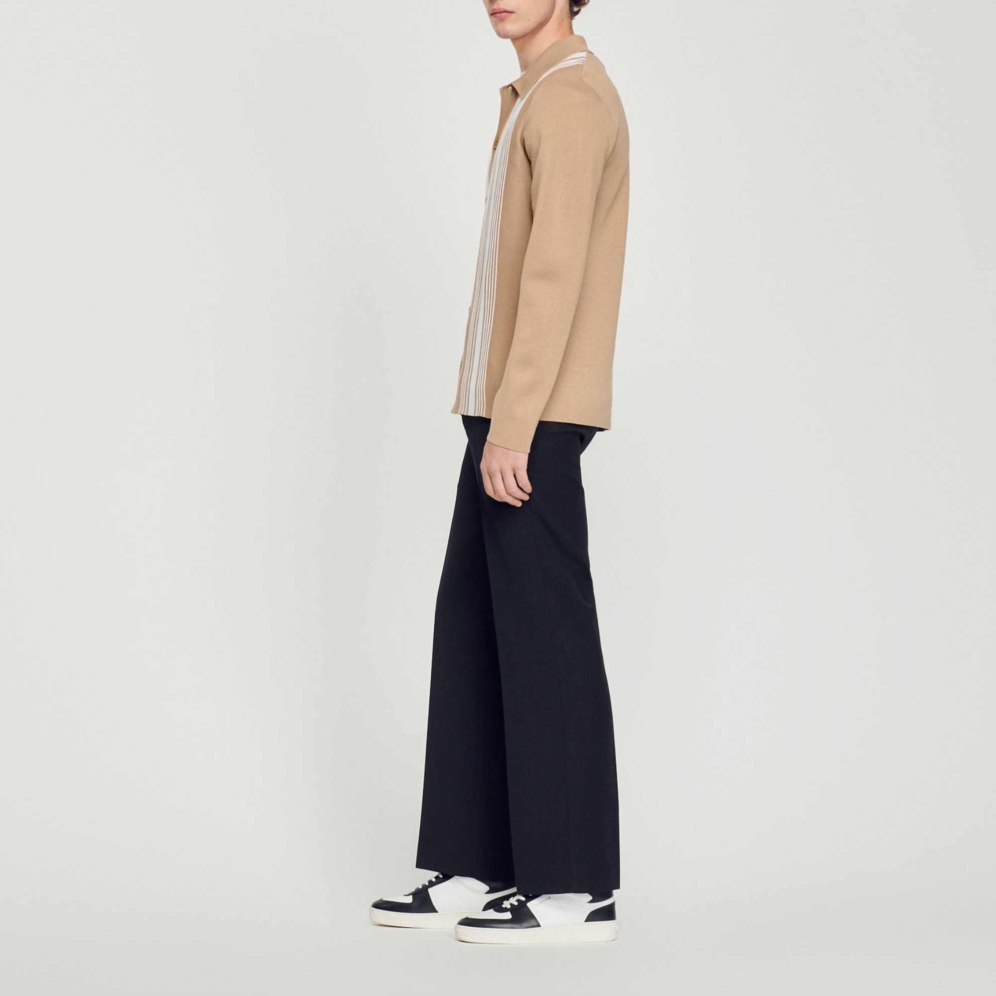 Cardigan with contrasting embroidery - 6