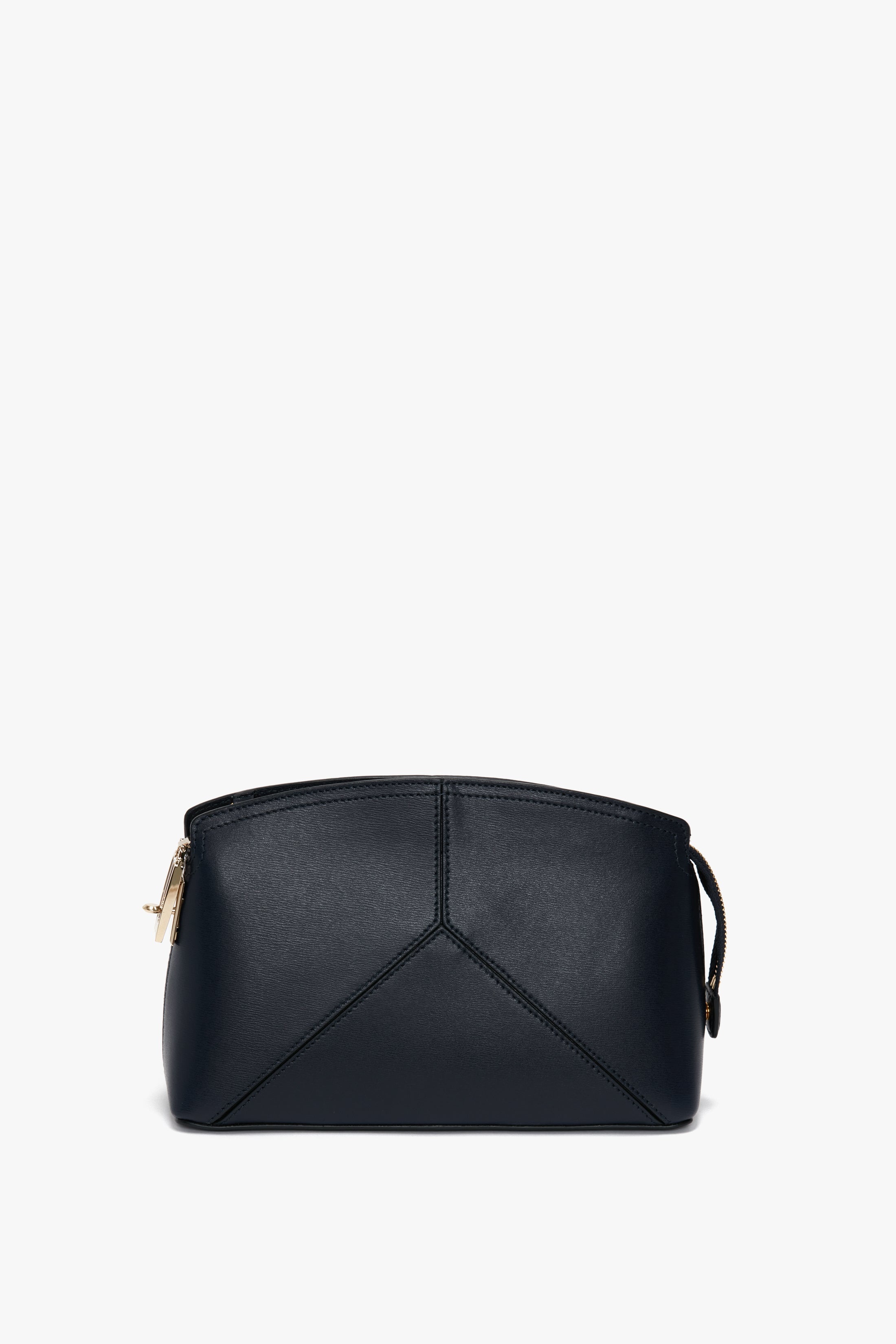 Exclusive Victoria Cross Body In Navy Leather - 4