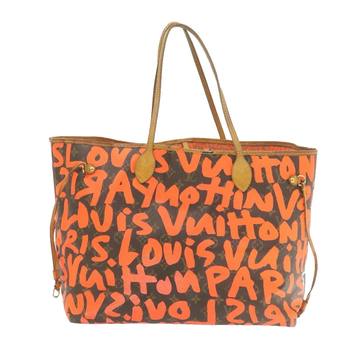 LOUIS VUITTON Monogram Graffiti Neverfull GM Tote Bag M93702 - 2