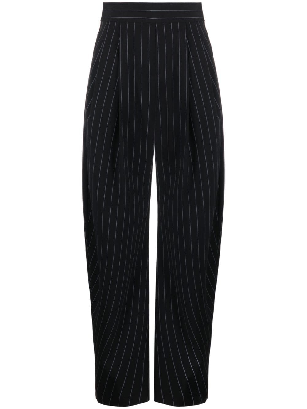 Gary pinstripe cotton trousers - 1