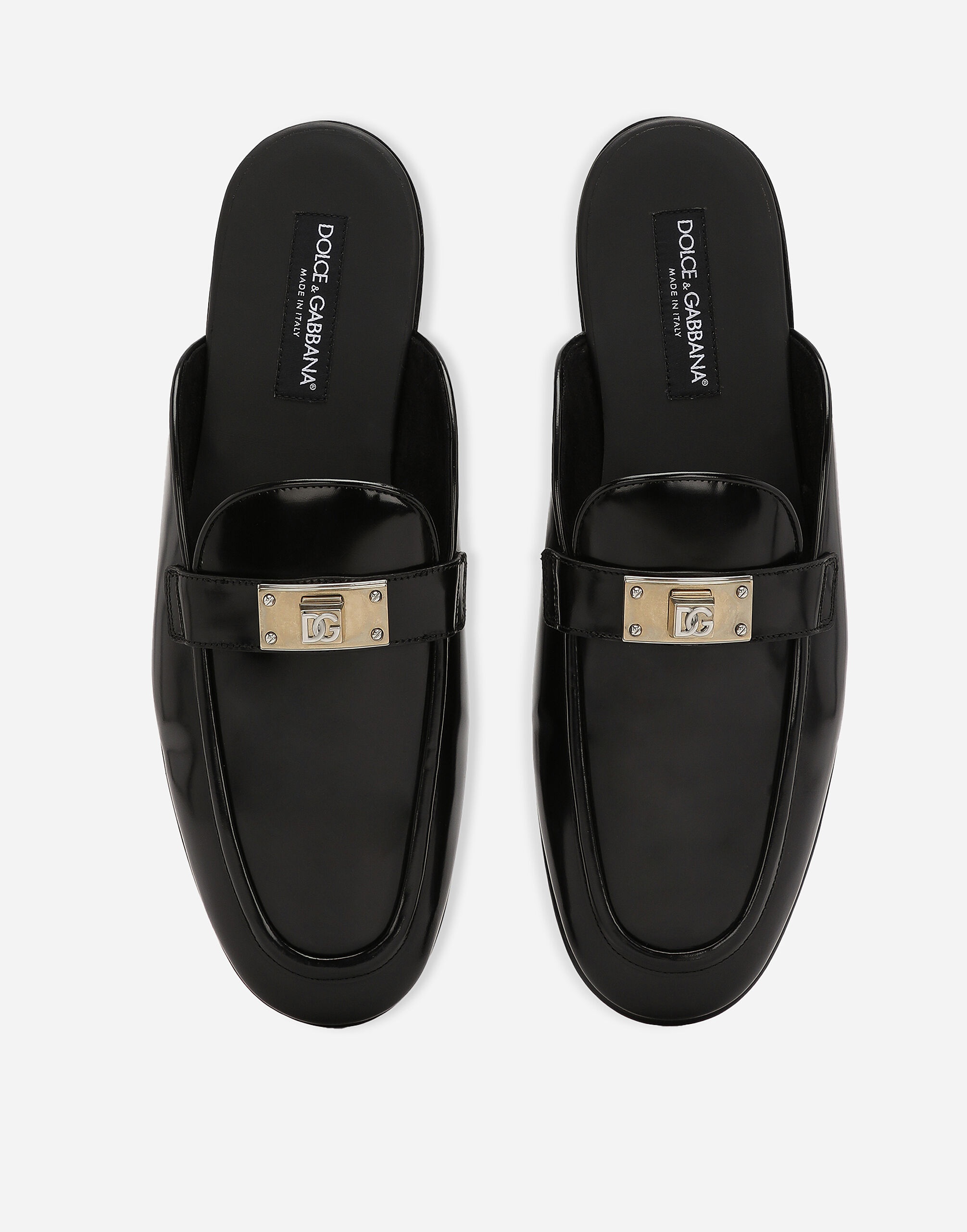Brushed calfskin mules - 4