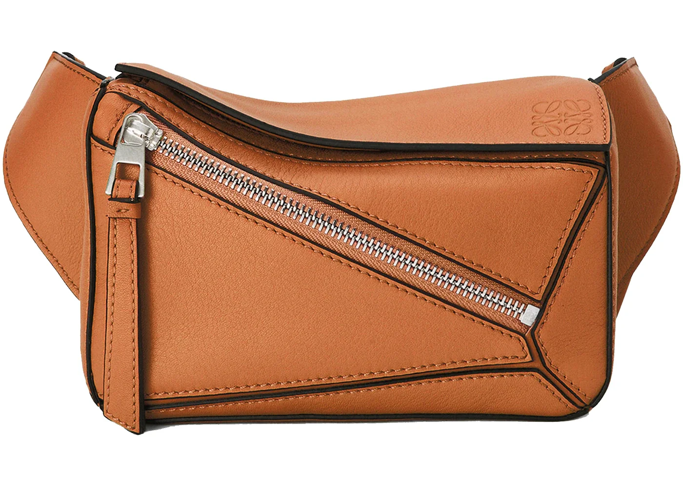LOEWE Puzzle Bum Bag in Classic Calfskin Mini Tan - 1