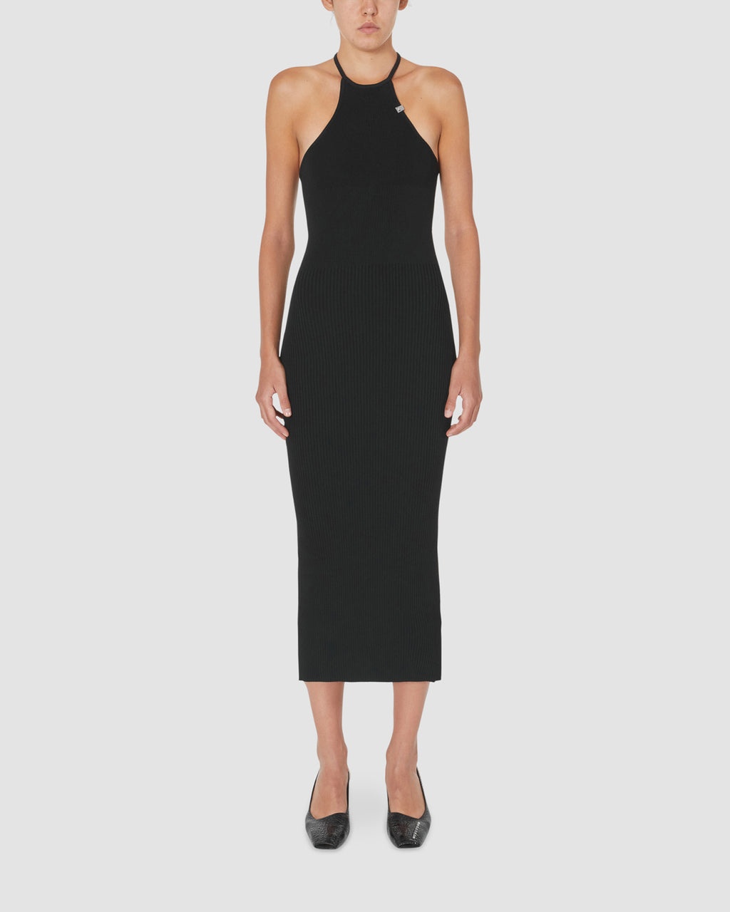 RIBBED KNIT TANK DRESS - 2