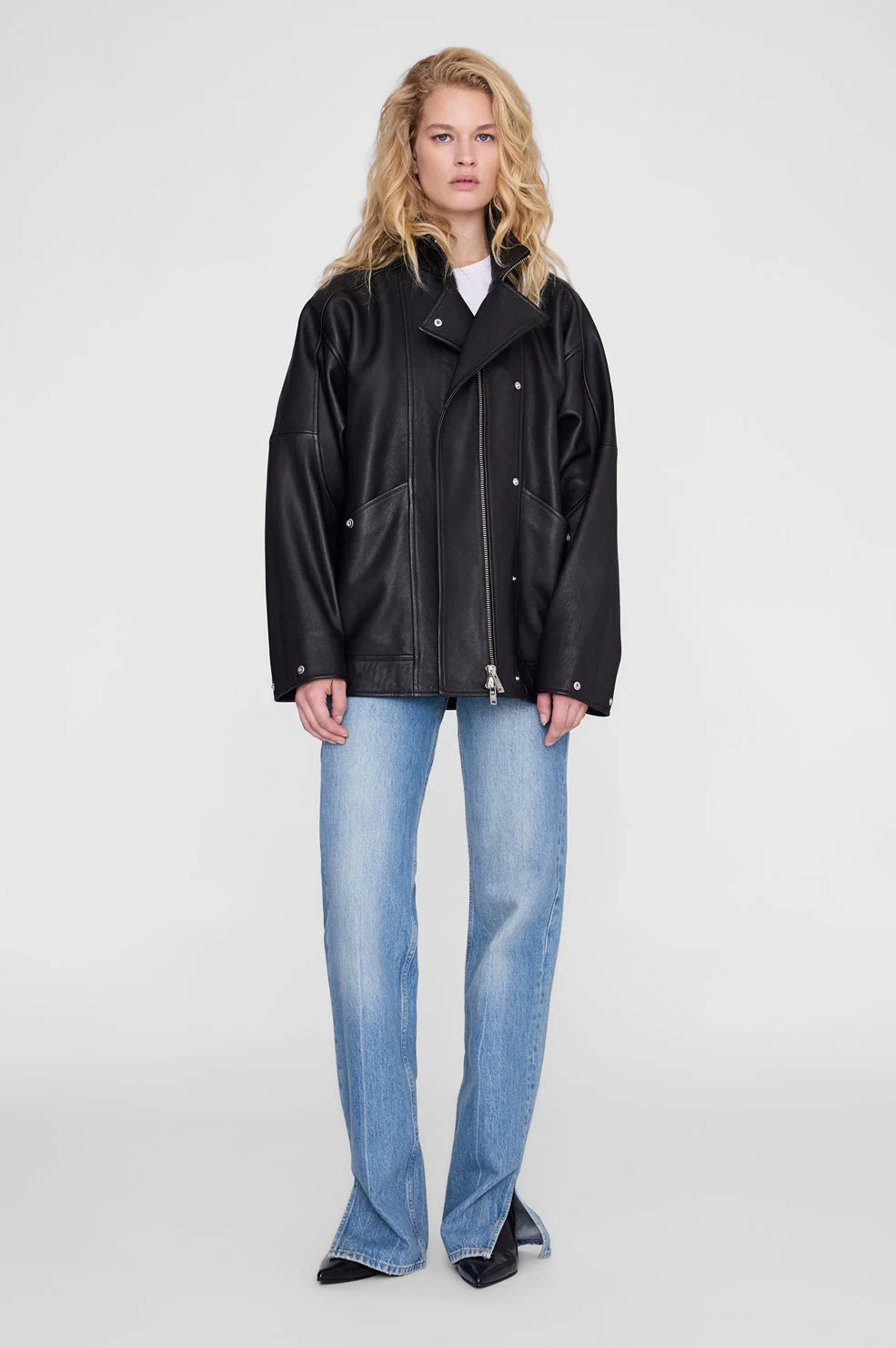 Sandy Jacket - Black Leather - 1
