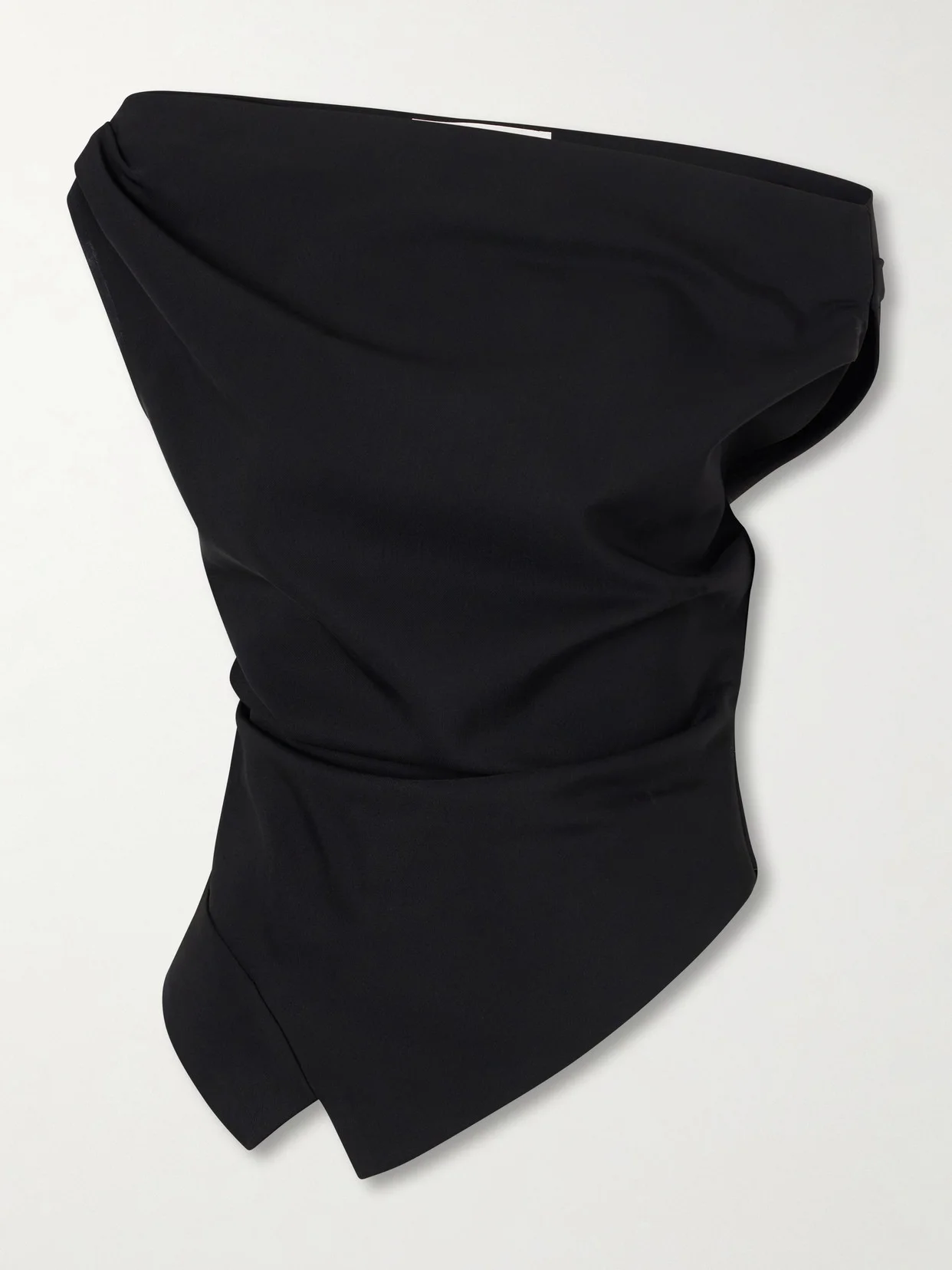 Off-the-shoulder Draped Jersey Blouse - 1