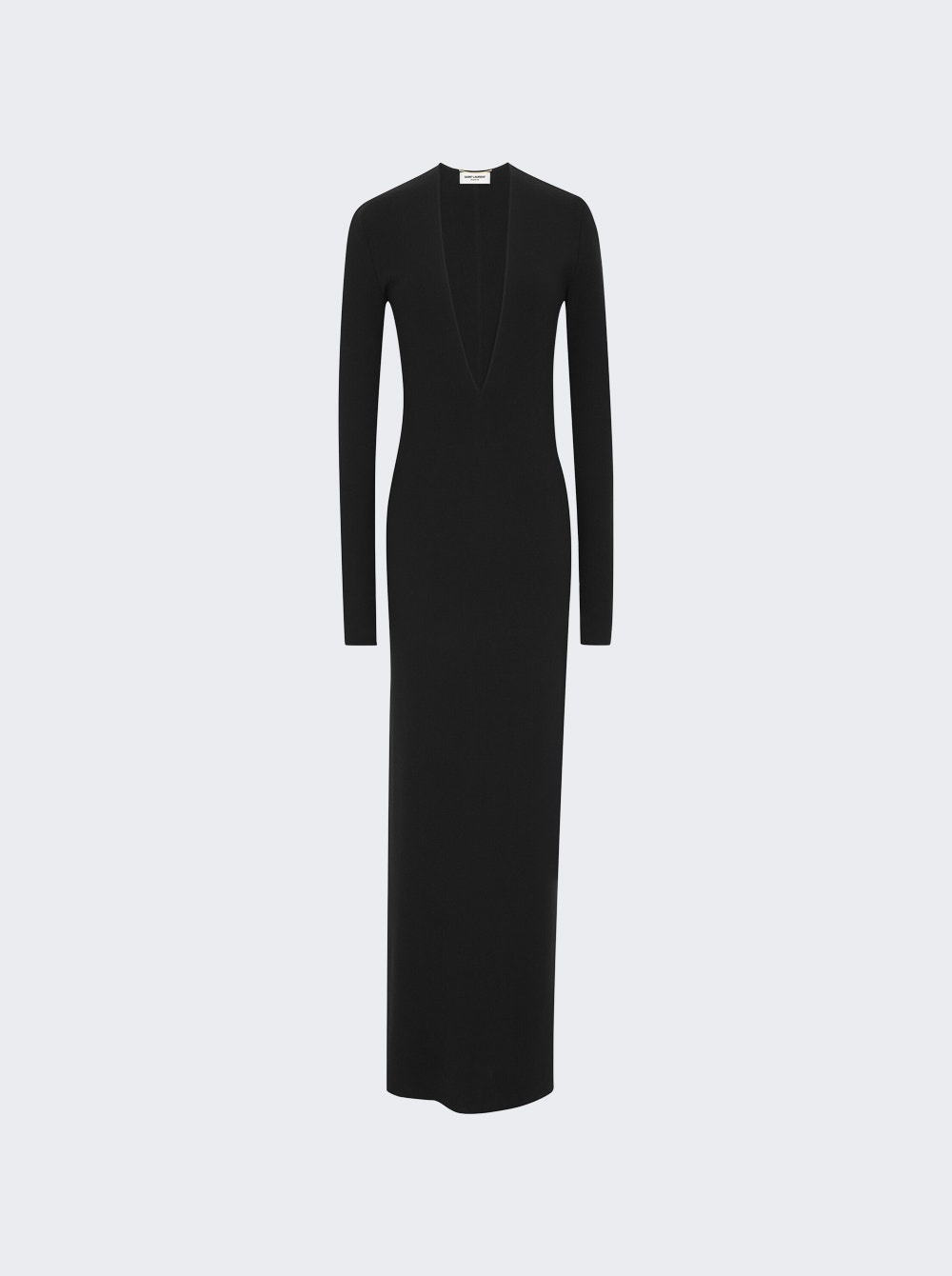 Long Sleeve Maxi Dress Black - 1