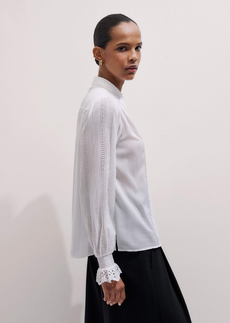 Broderie Detail Shirt 7