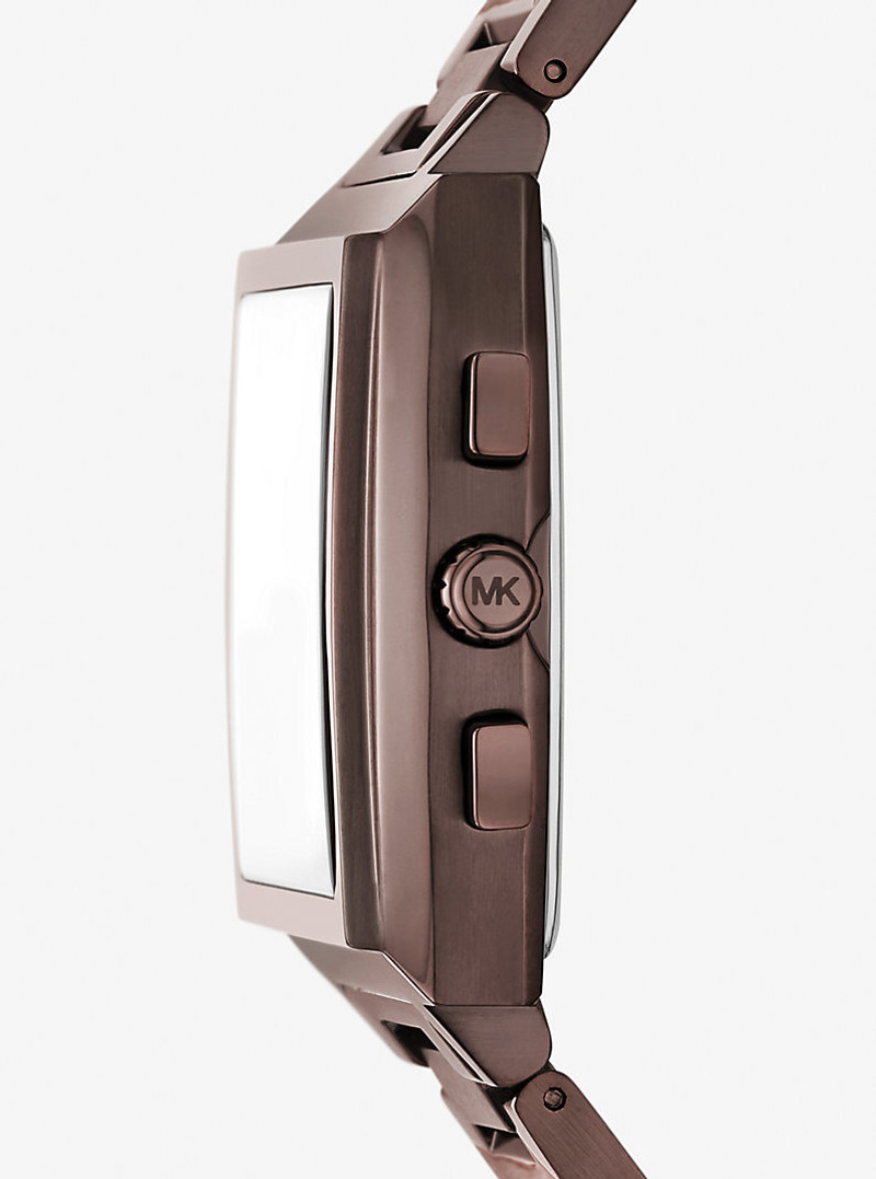 MICHAEL KORS Oversized Rhys Brown-Tone Watch outlook