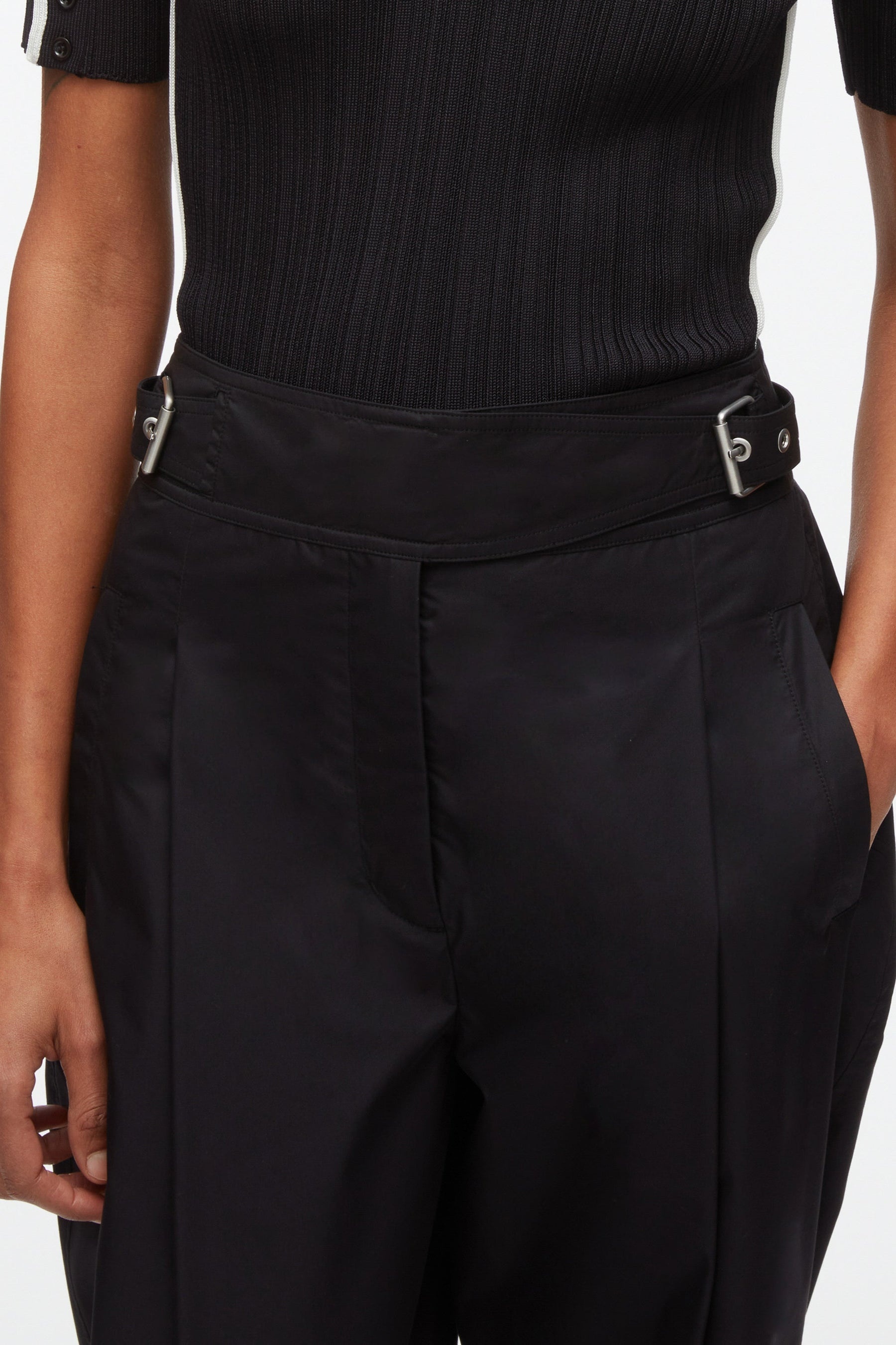 Buckle Waistband Trouser - 5
