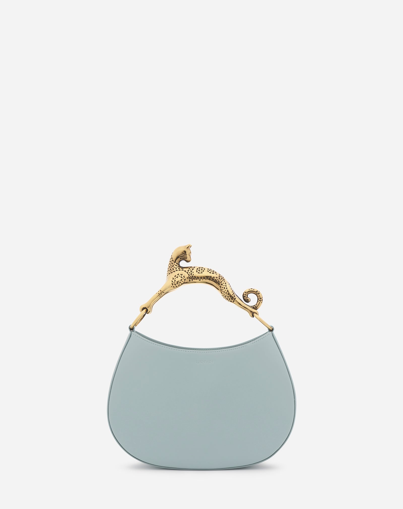 SMALL LEATHER HOBO CAT BAG - 1