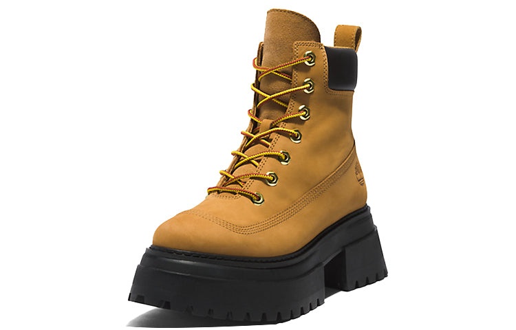 (WMNS) Timberland Sky 6 Inch Lace Up Boots 'Wheat Nubuck' A2KMU231 - 3