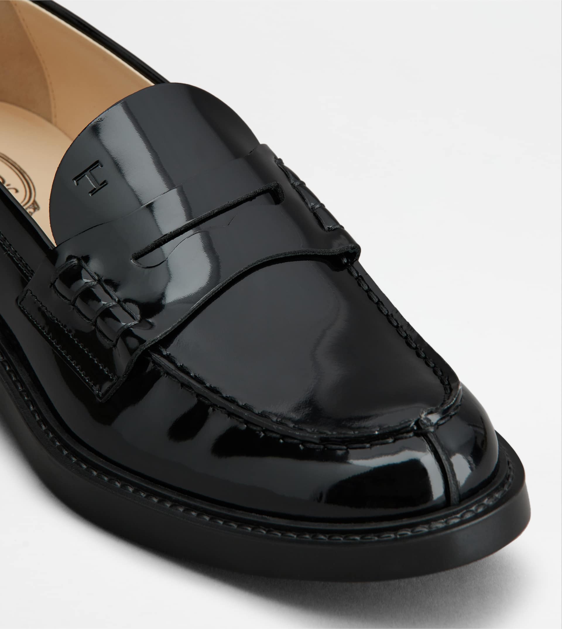 LOAFERS IN LEATHER - BLACK - 6